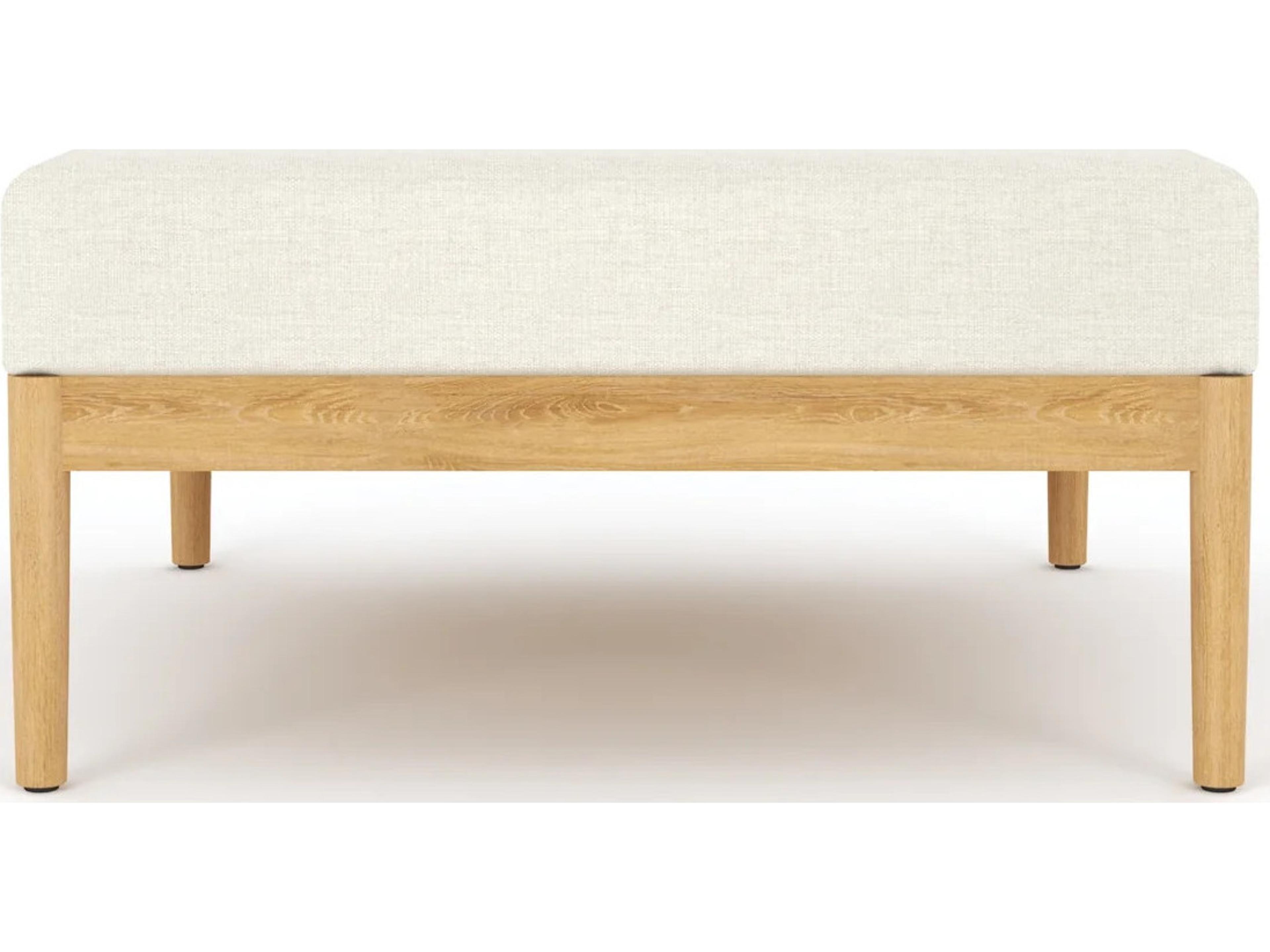 San Lucas Teak Cushion Ottoman