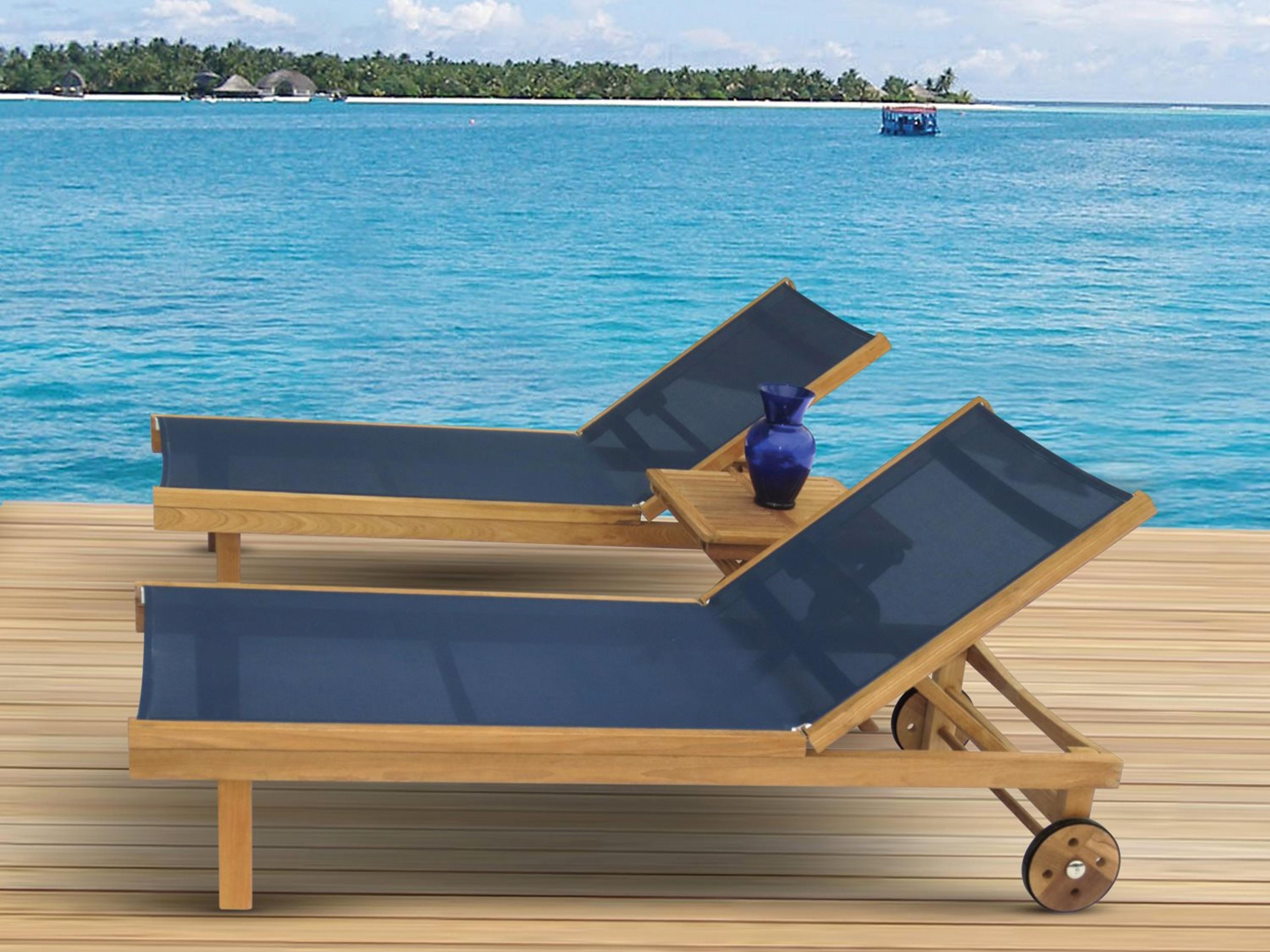 Royal Teak Collection Sundaze Patio Lounge Set