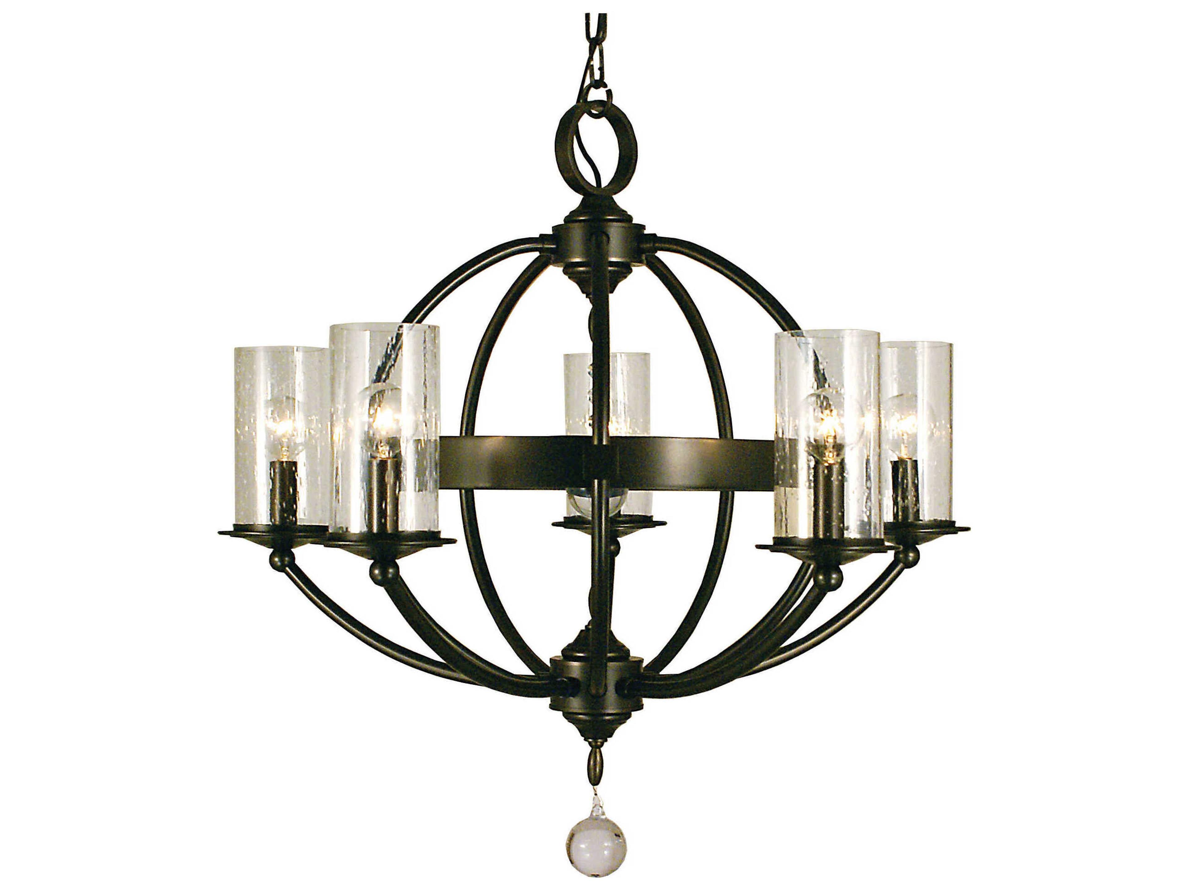 Compass 5-Light Crystal Globe Chandelier
