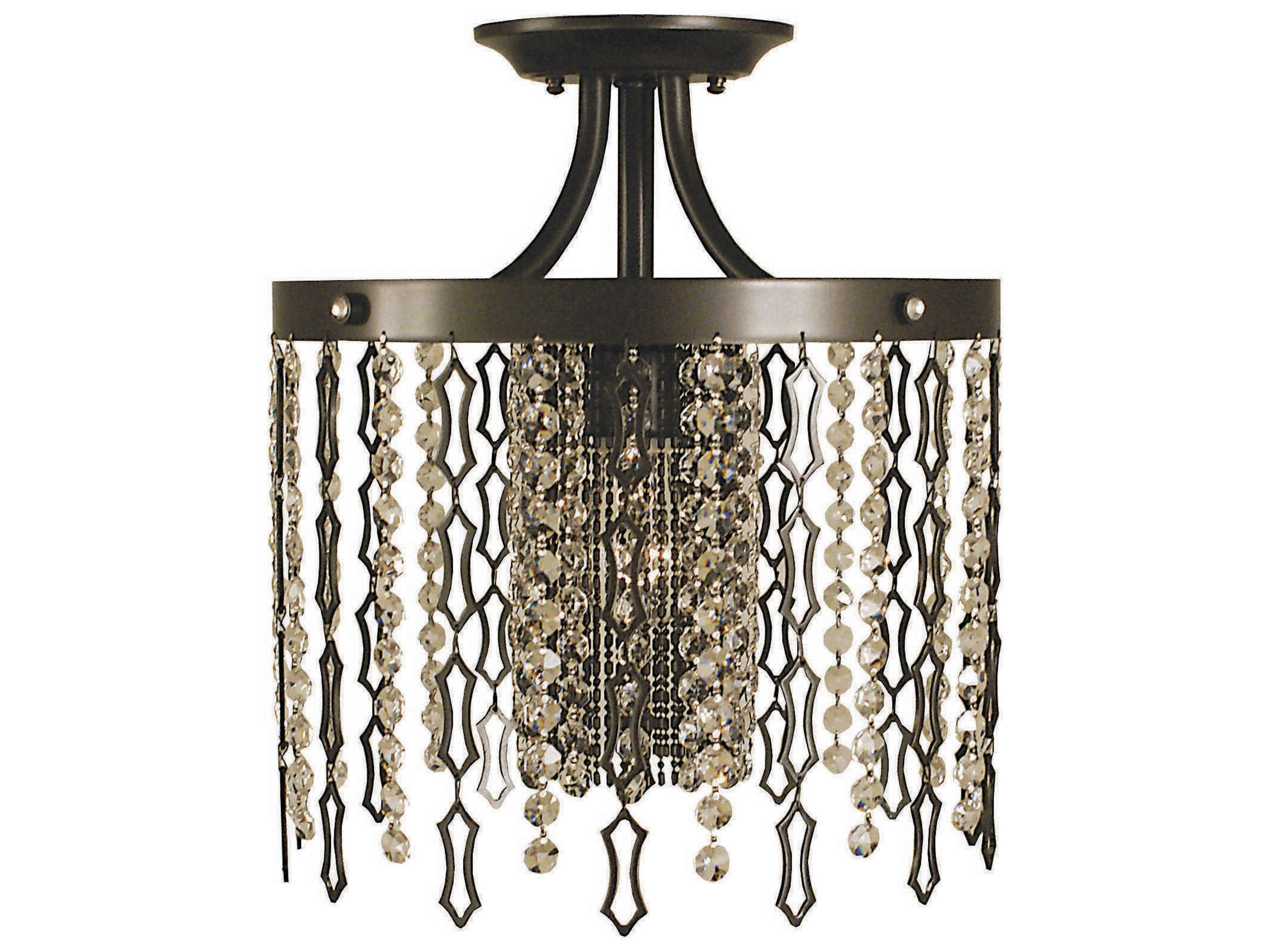 Penelope 1-Light Drum Semi Flush Mount