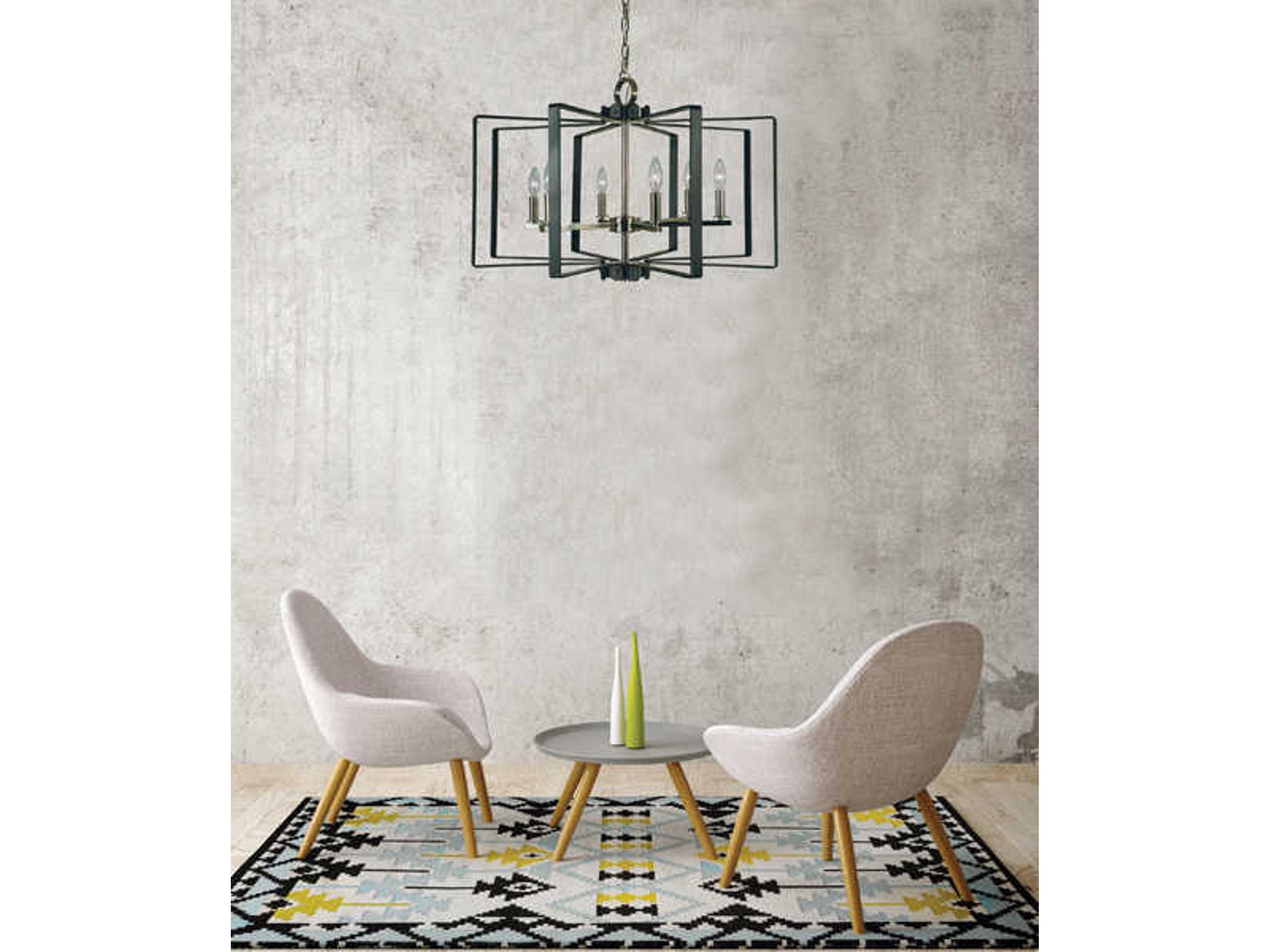 Framburg Camille 6-Light Candelabra Chandelier