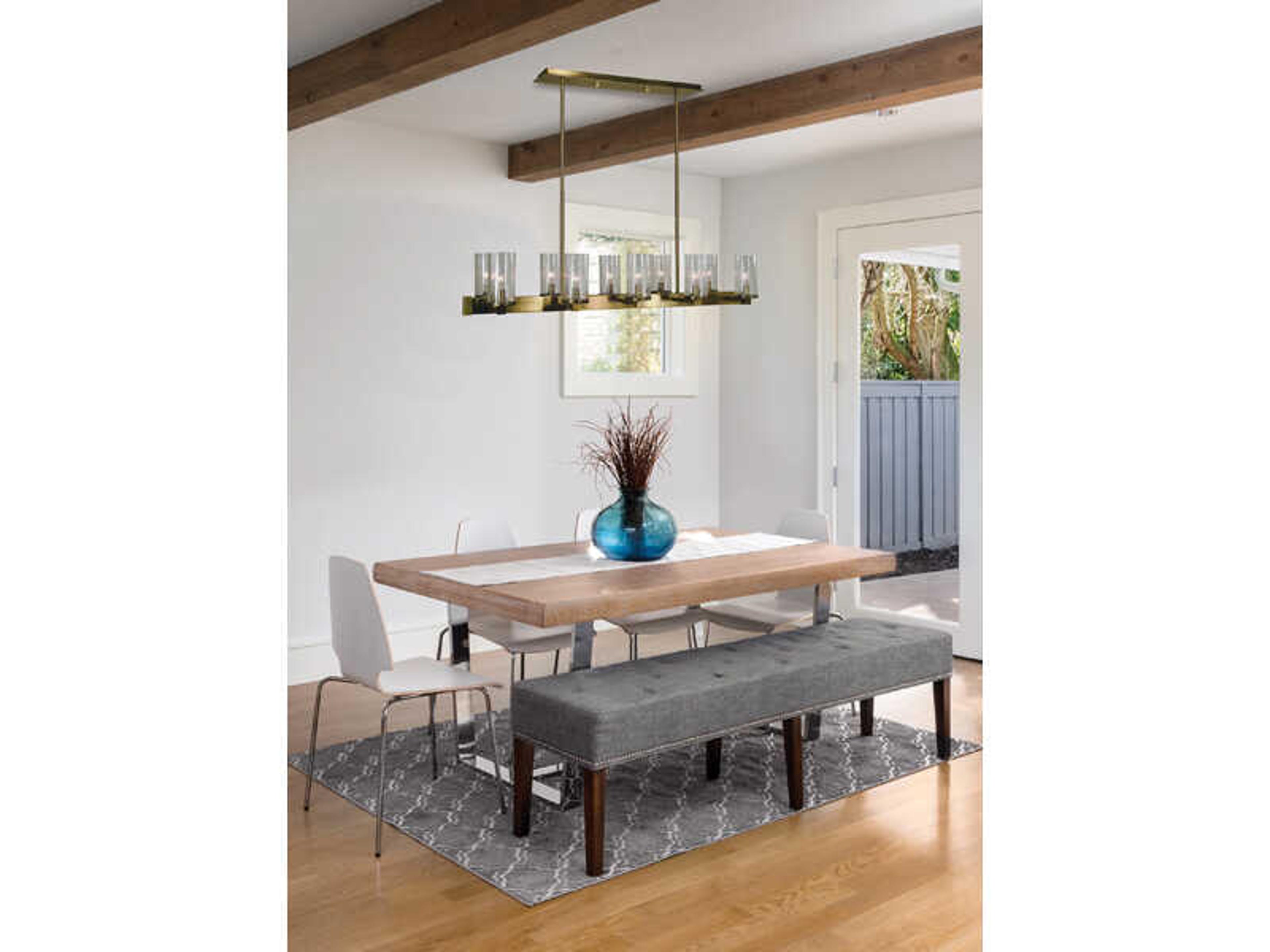 Framburg Lexi 10-Light Cylinder Island Pendant