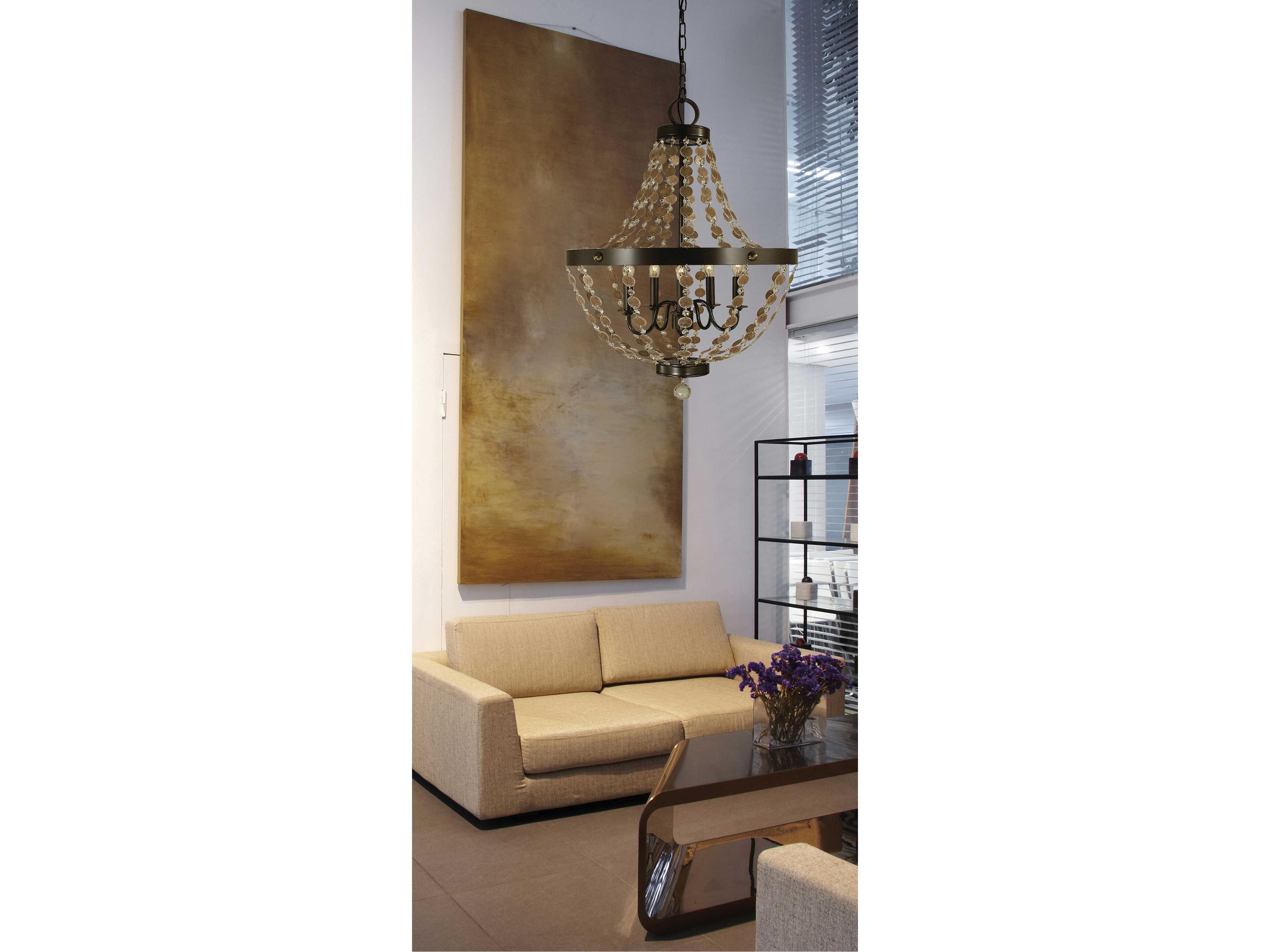 Framburg Naomi 5-Light Empire Chandelier