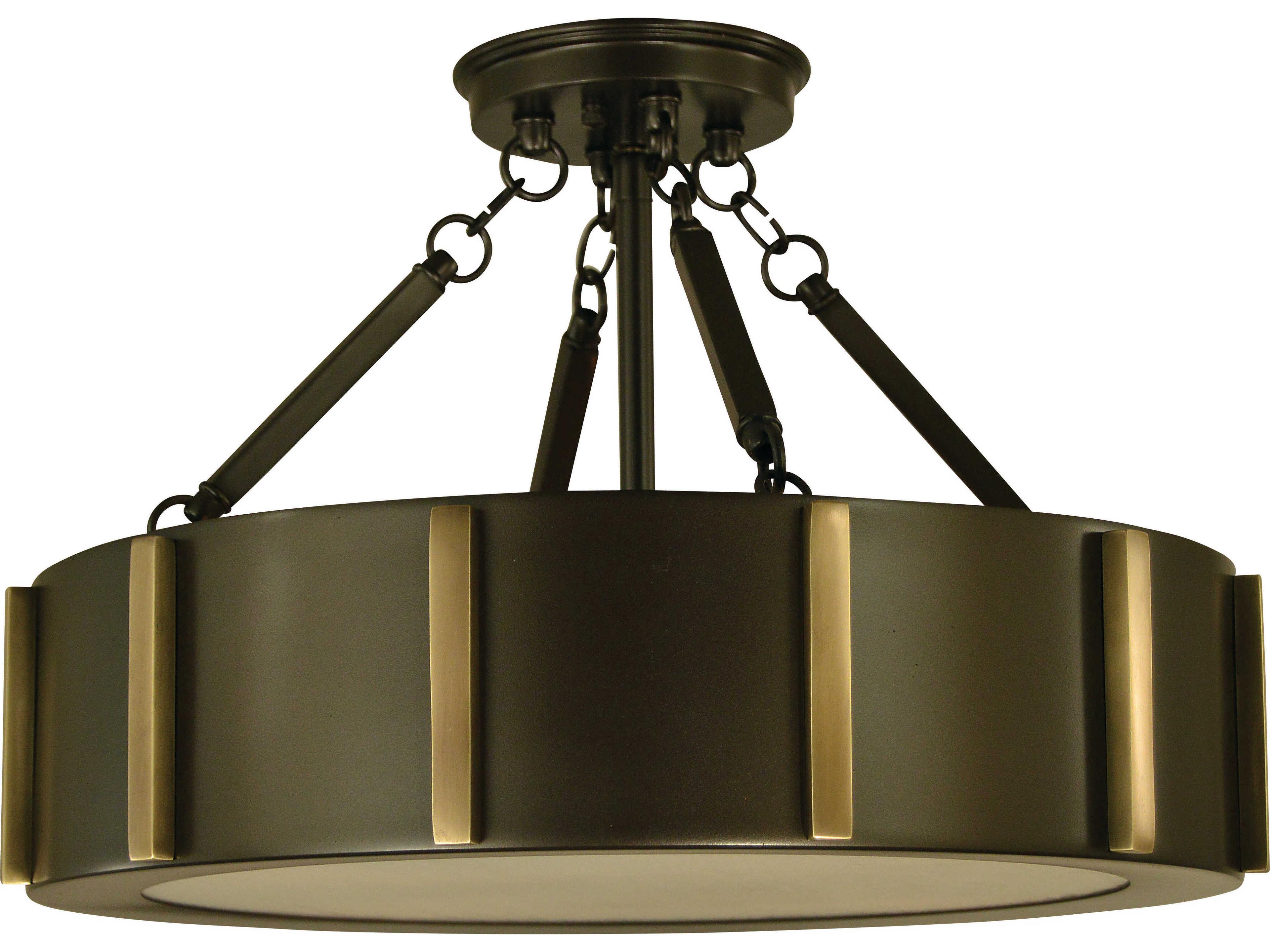 Pantheon 4-Light Semi Flush Mount