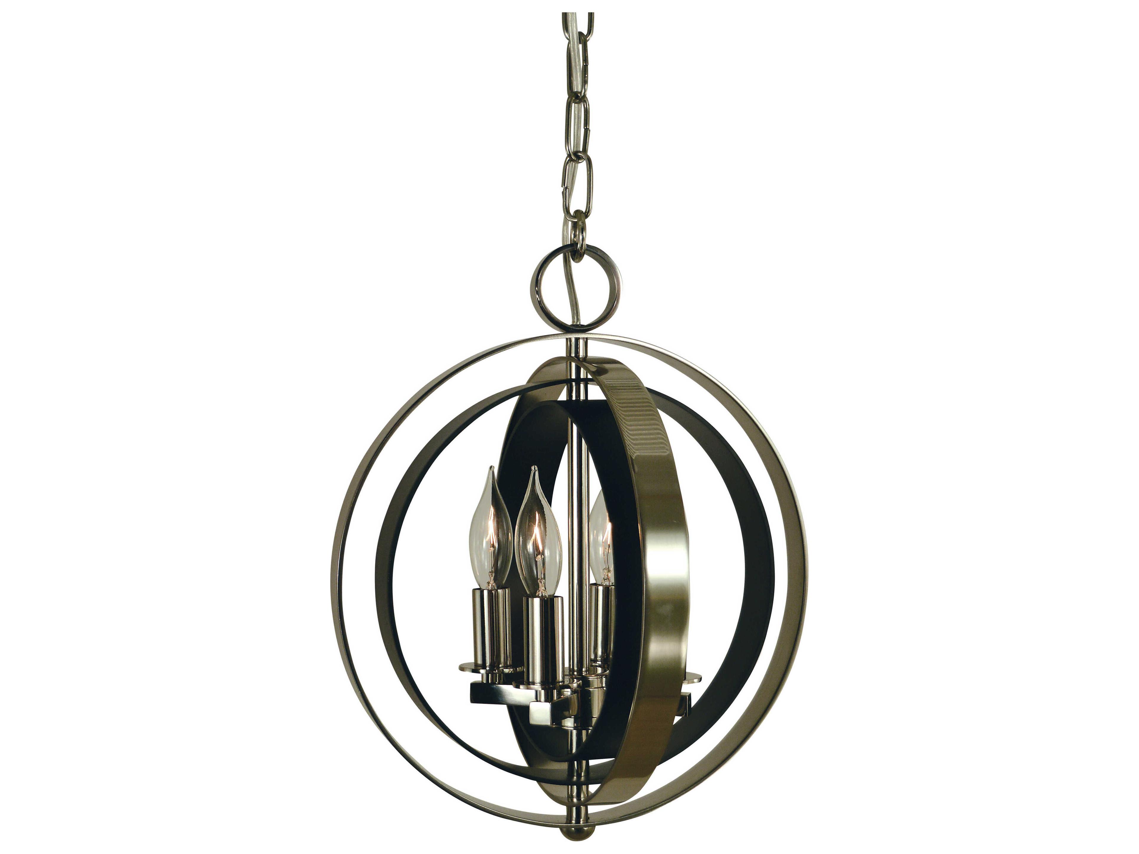 Constellation 4-Light Candelabra Globe Chandelier