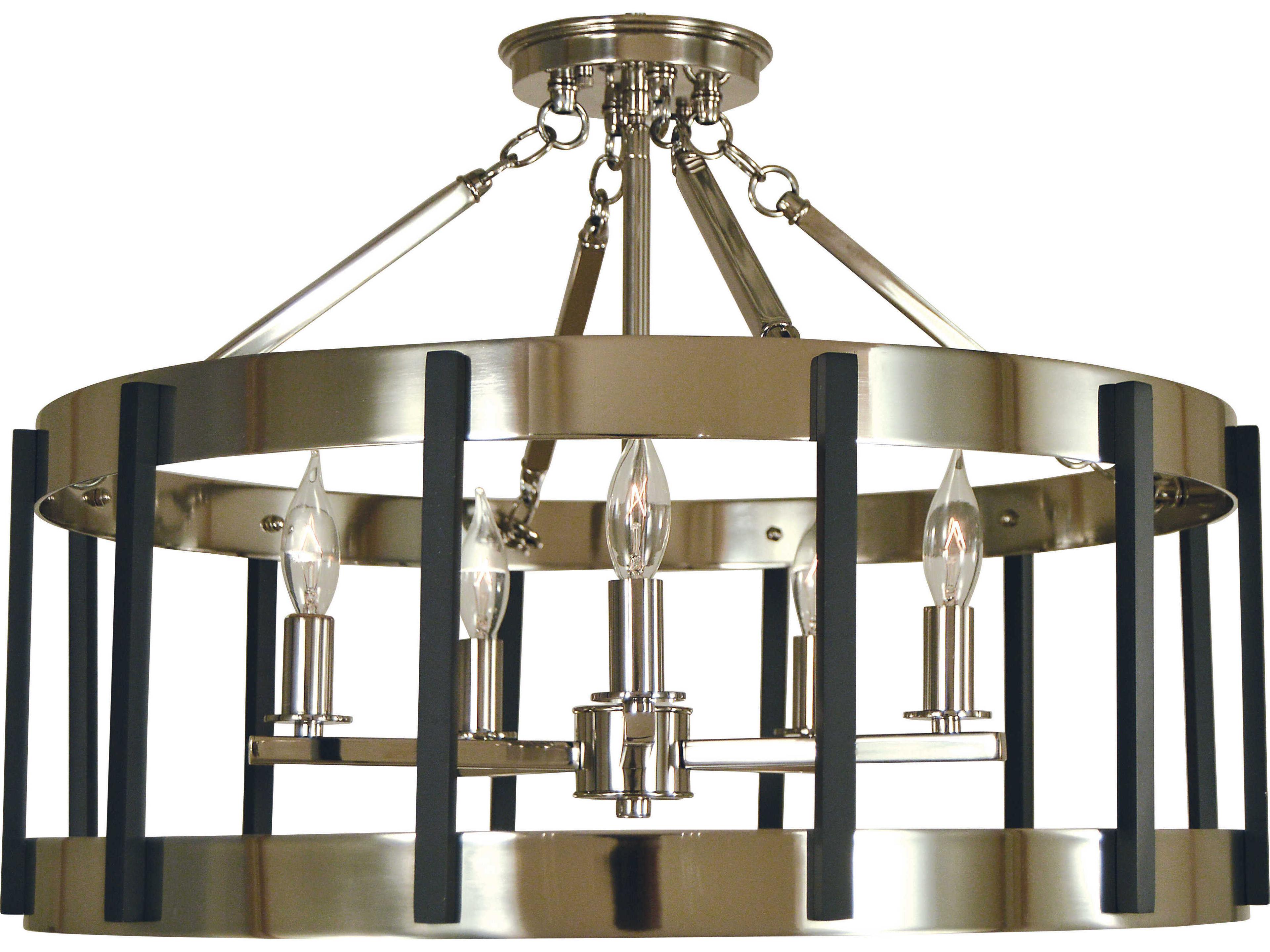 Pantheon 5-Light Semi Flush Mount