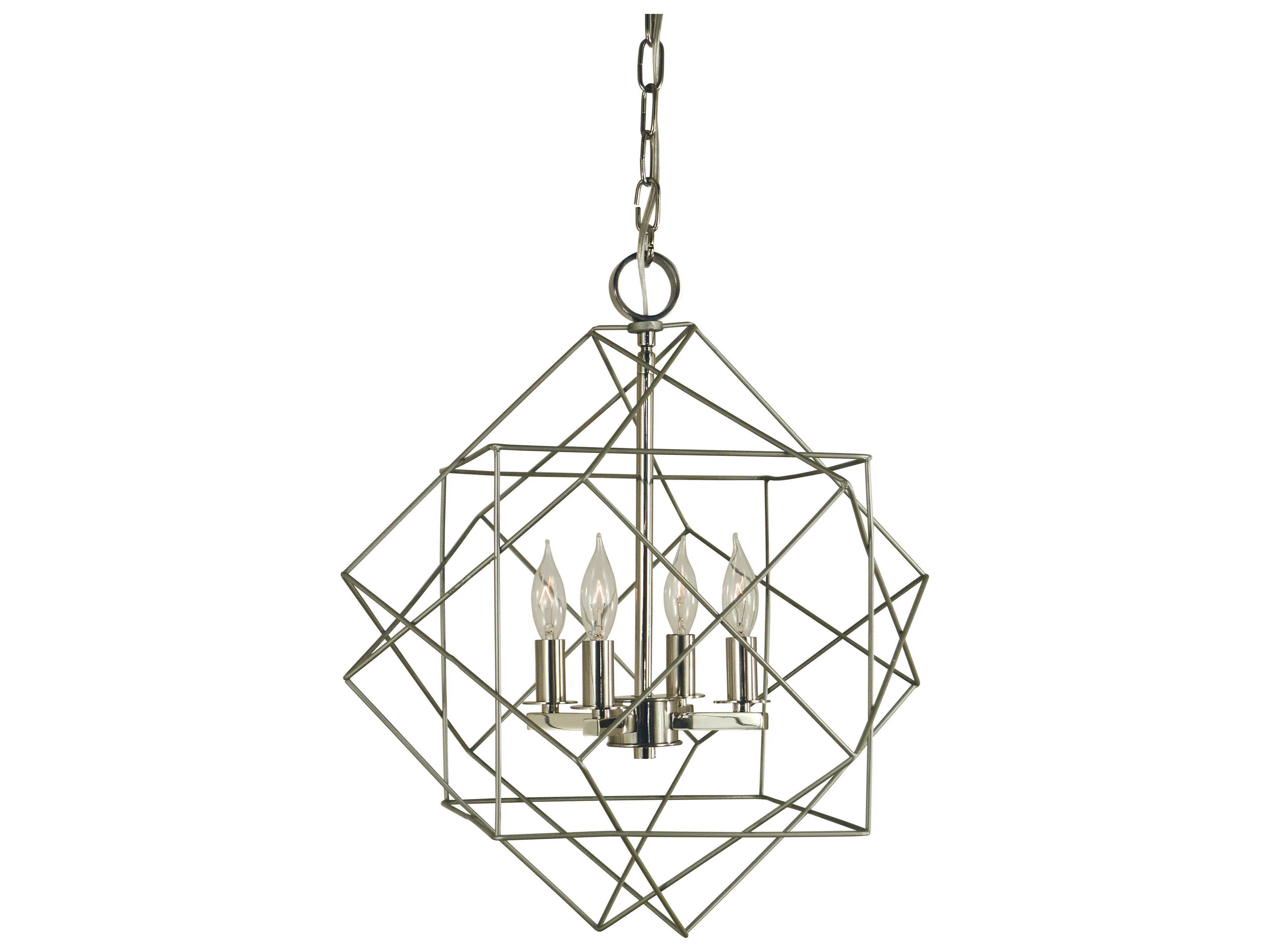 Etoile 4-Light Pewter Candelabra Chandelier