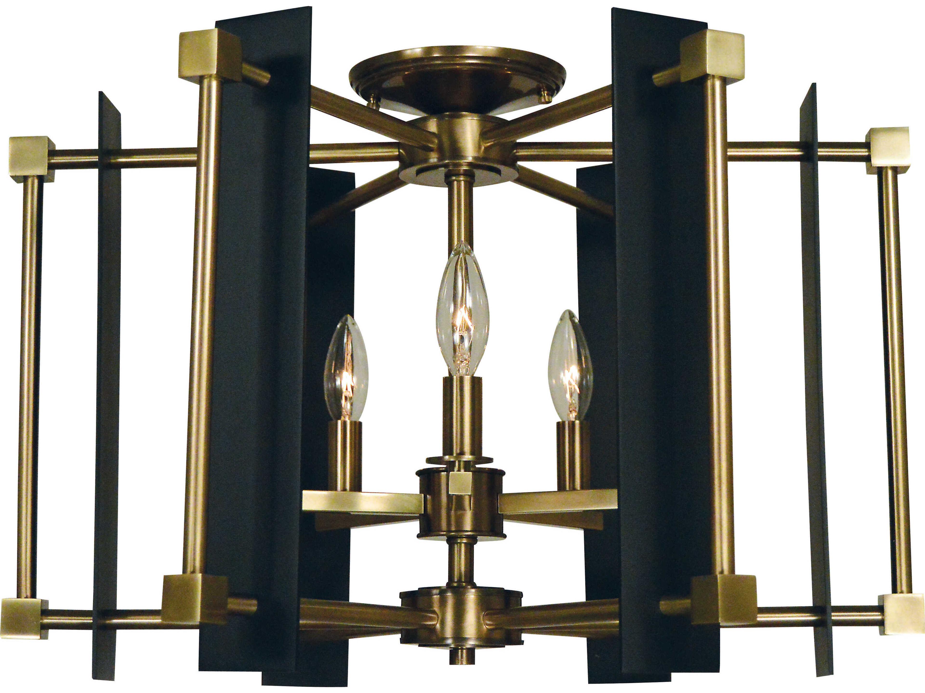 Louvre 5-Light Semi Flush Mount