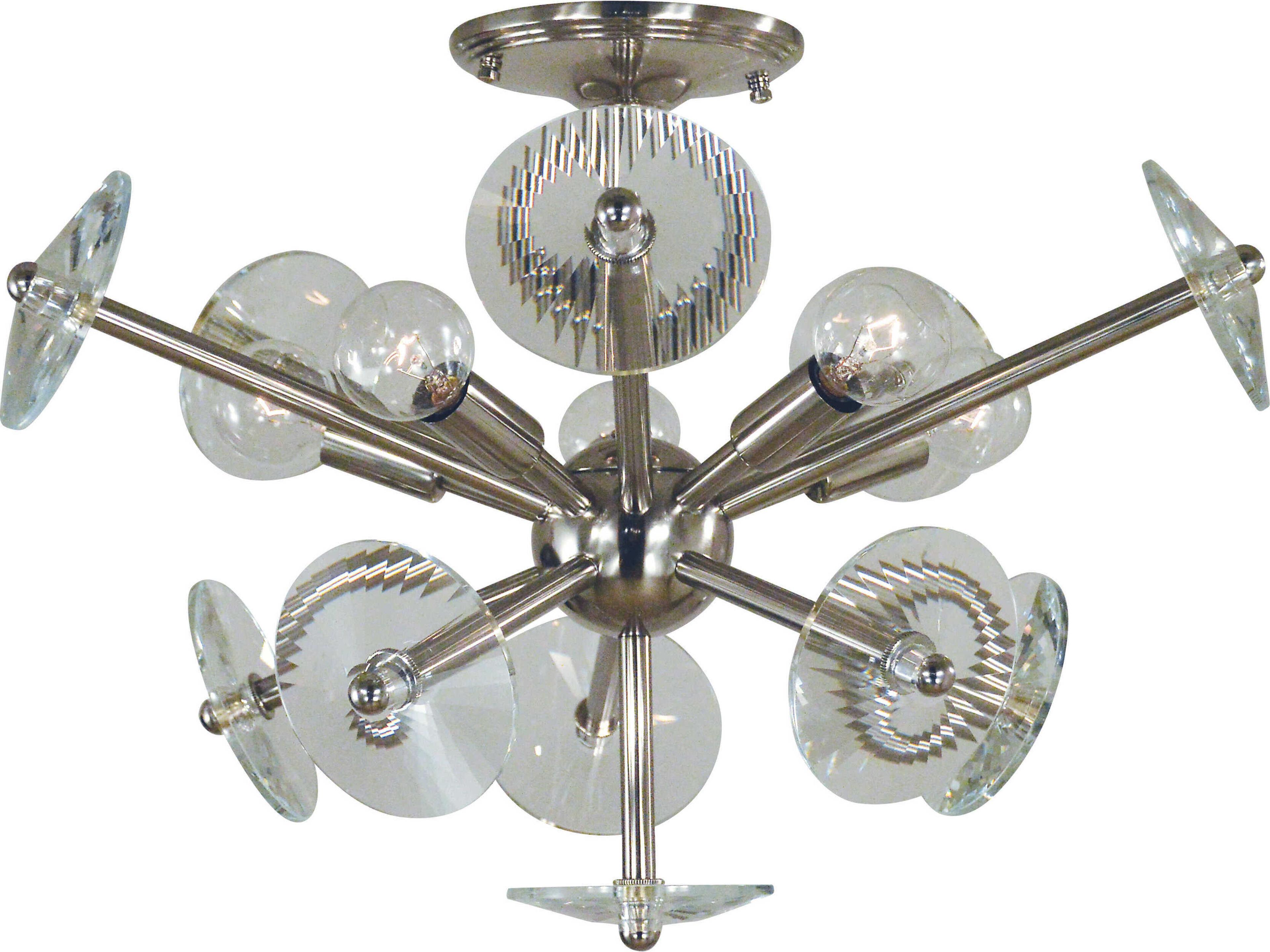 Apogee 5-Light Sputnik Semi Flush Mount