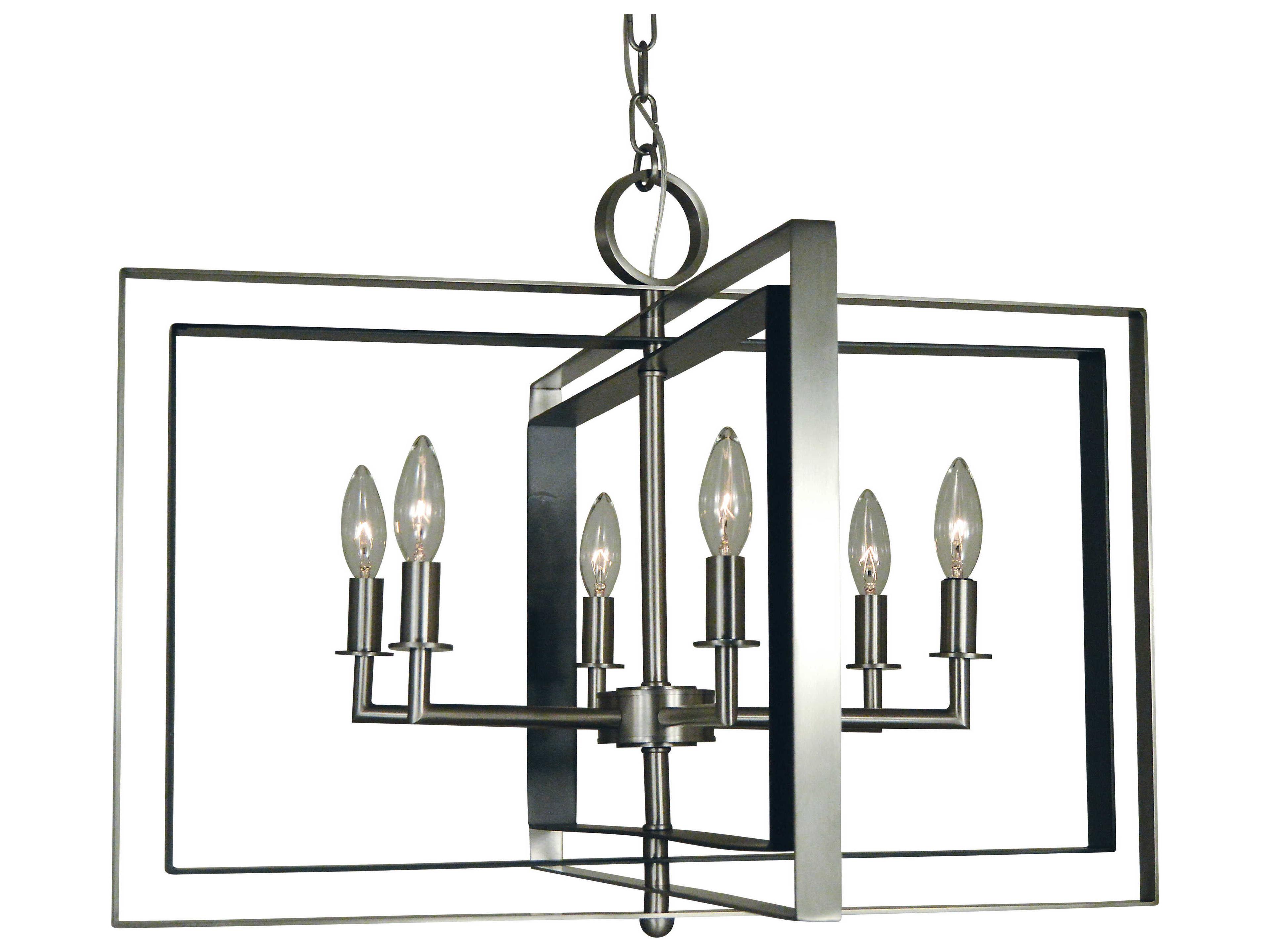 Symmetry 6-Light Geometric Chandelier