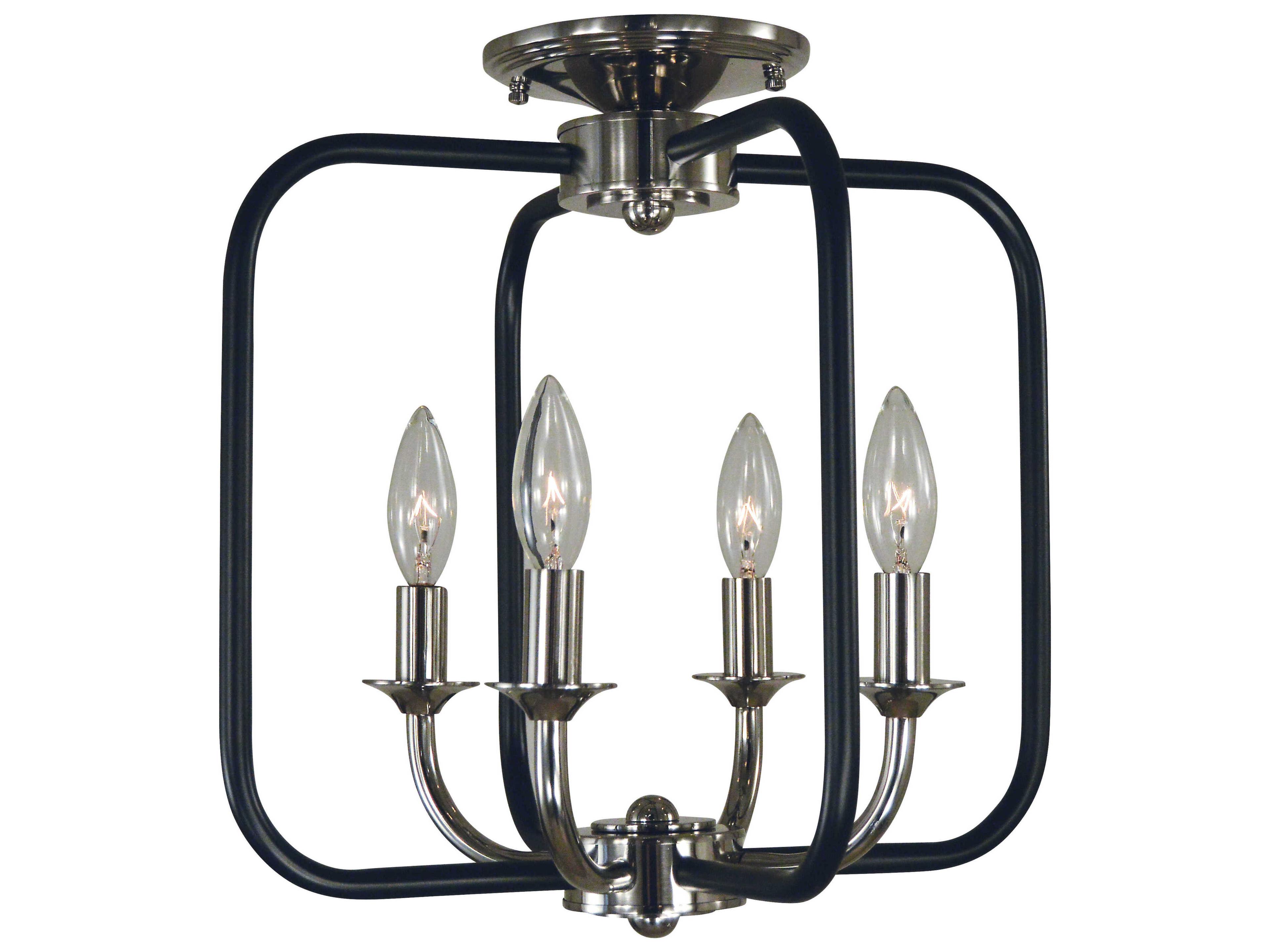 Boulevard 4-Light Semi Flush Mount