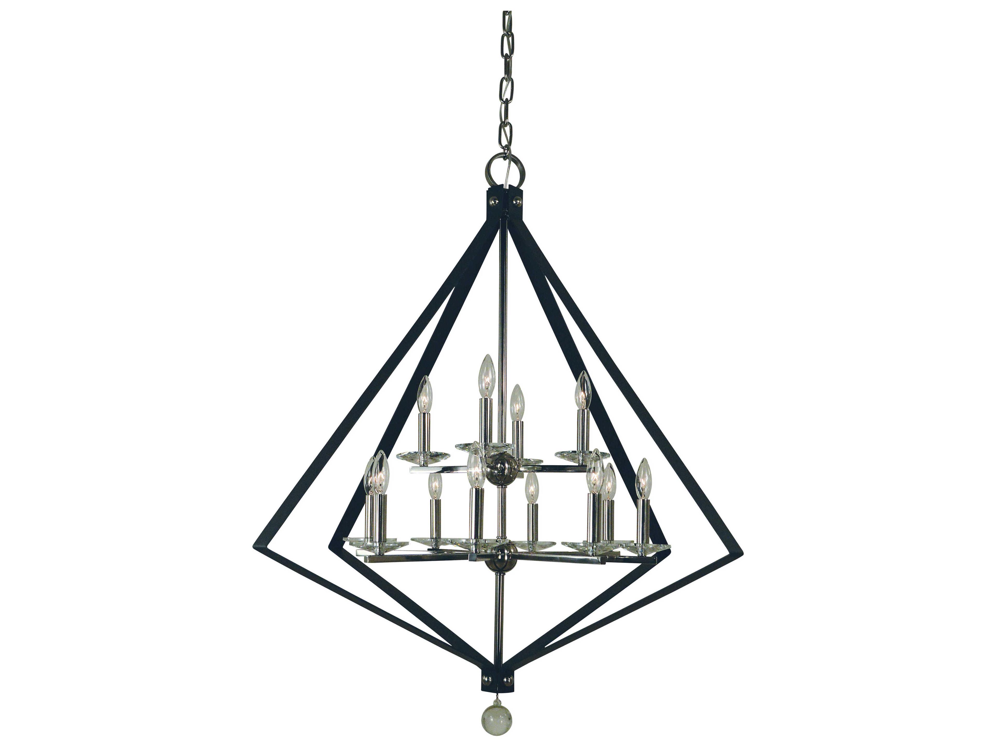 Ice 12-Light Geometric Chandelier