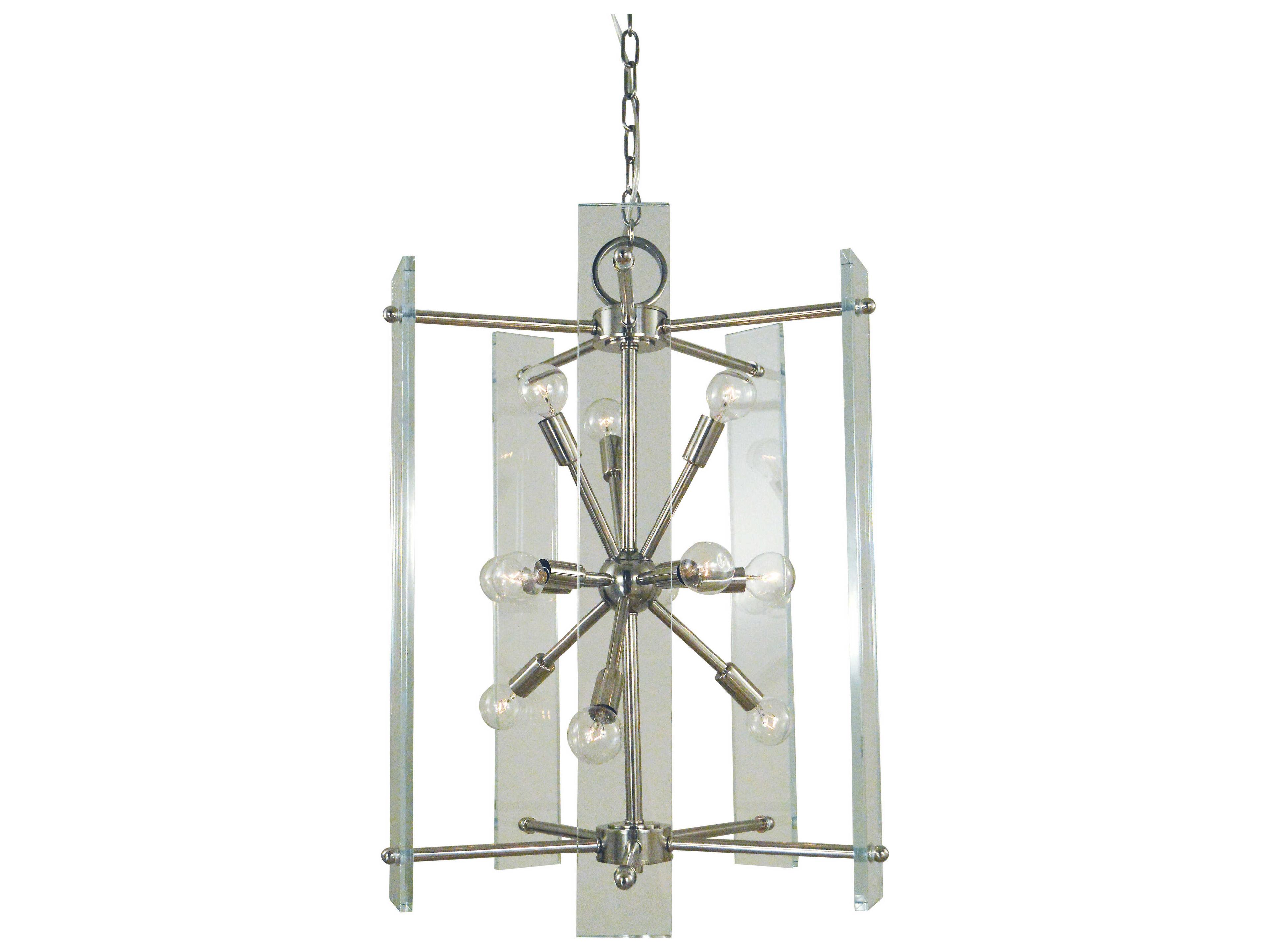 Metrocraft 11-Light Polished Nickel Sputnik Chandelier