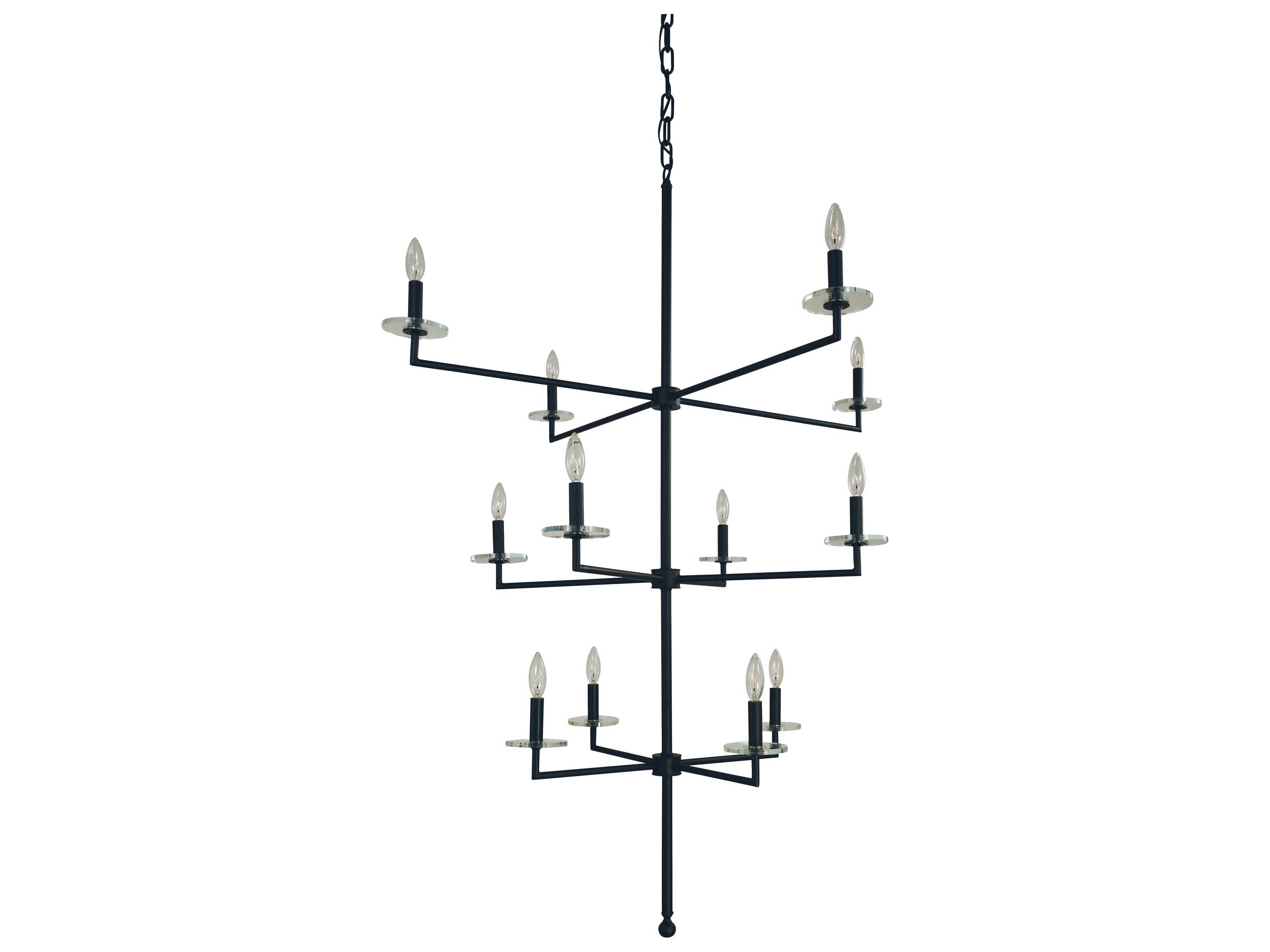 Muse 12-Light Tiered Chandelier