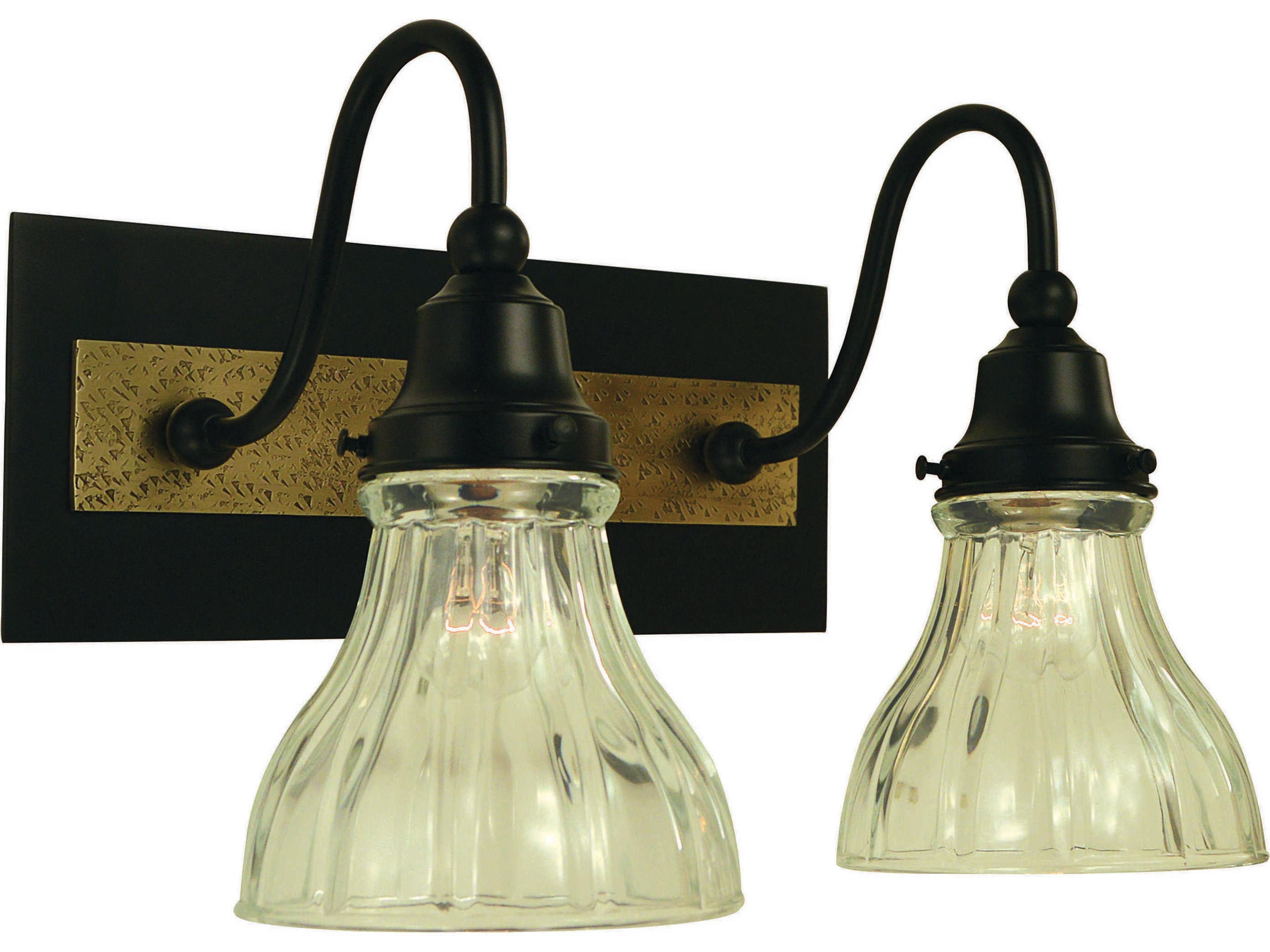 Houghton 2-Light Glass Vanity Light