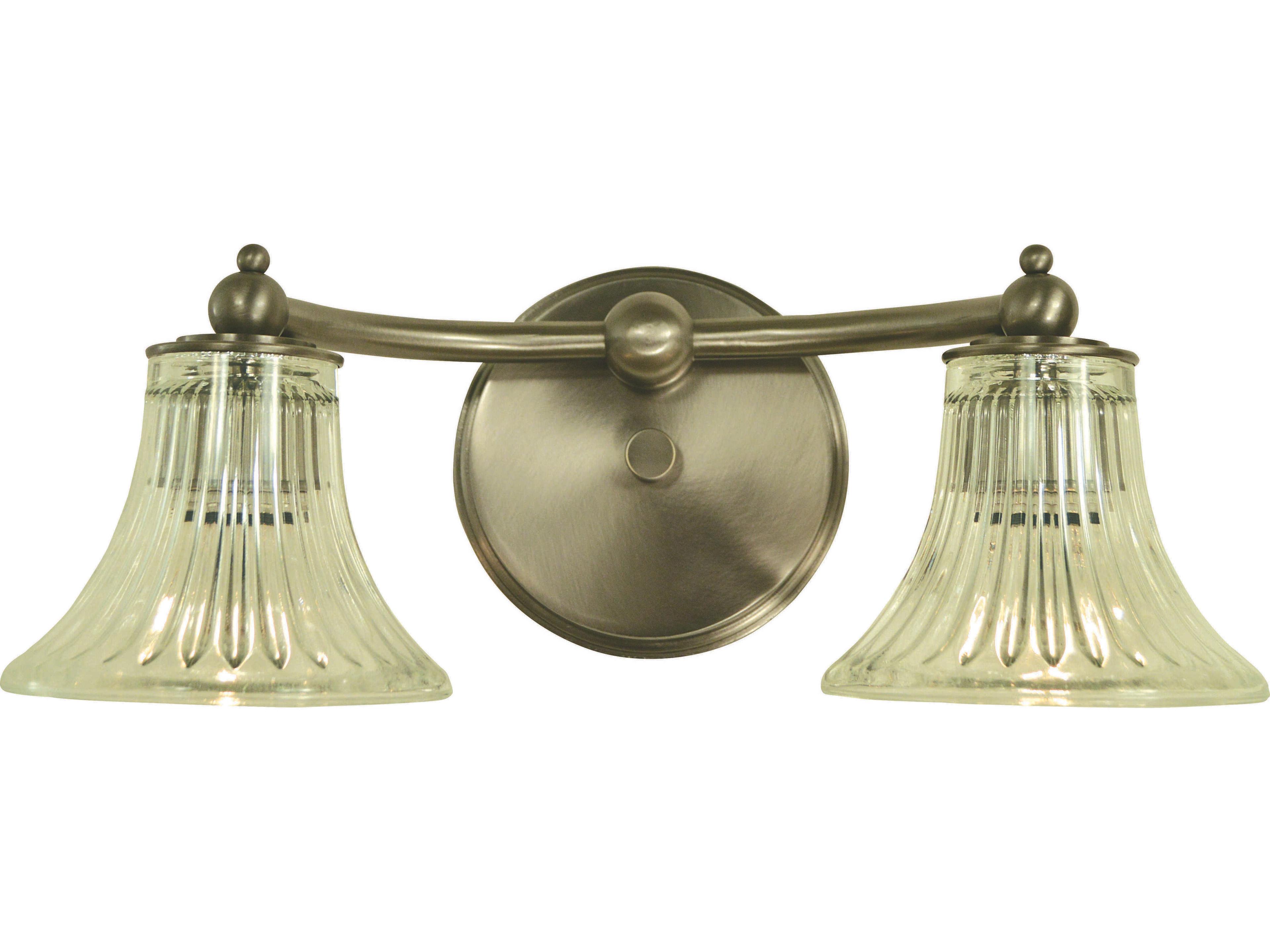 Ella 2-Light Glass Vanity Light