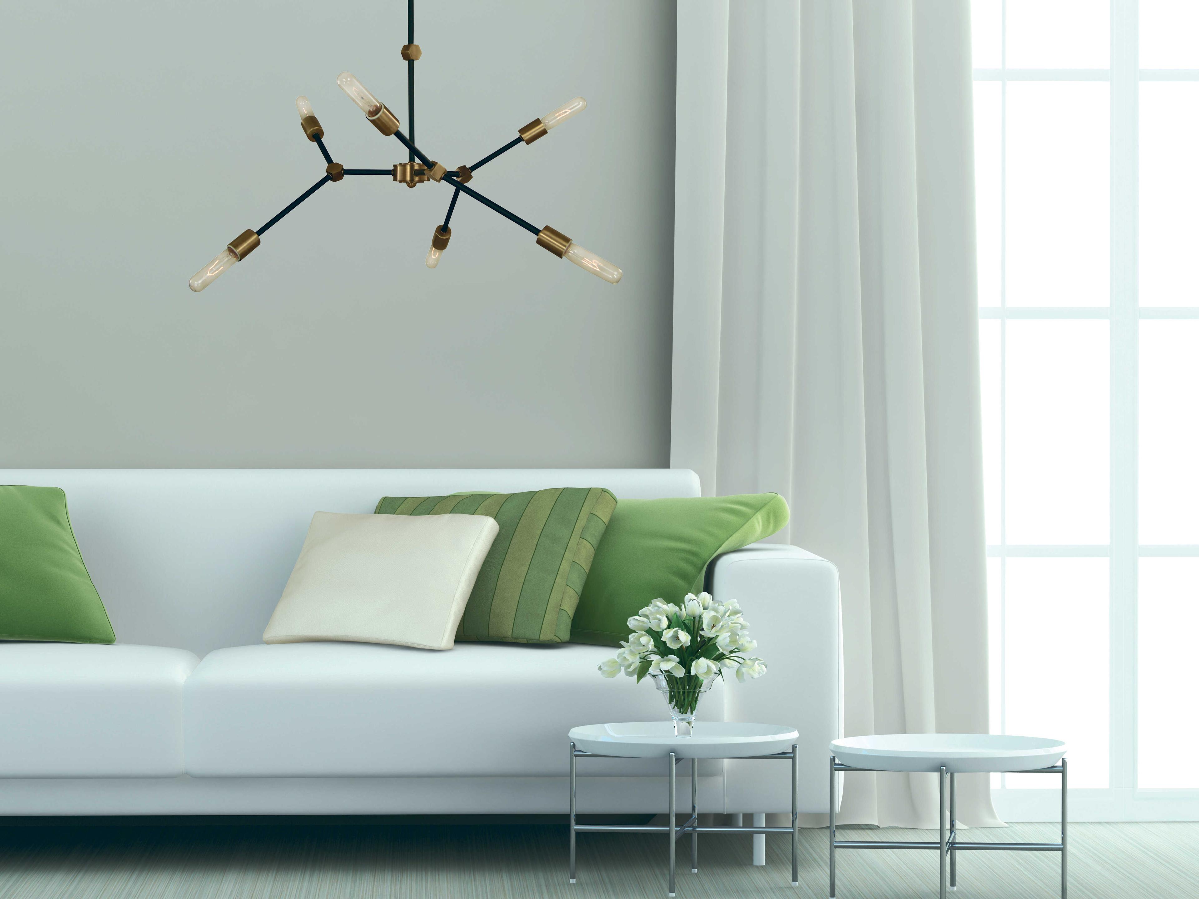 Framburg Kinetic 6-Light Chandelier