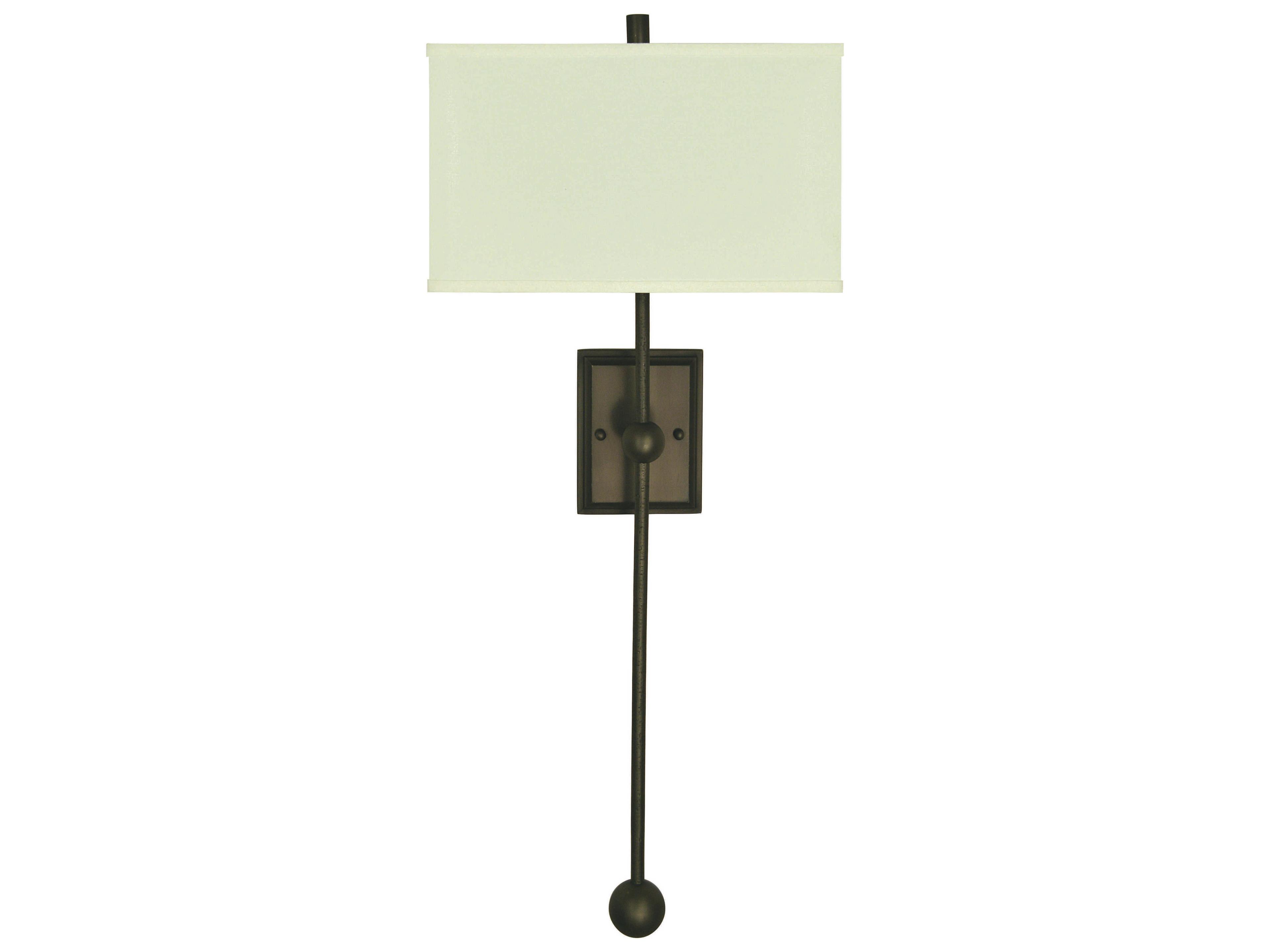 Framburg 2-Light Iron Black Wall Sconce