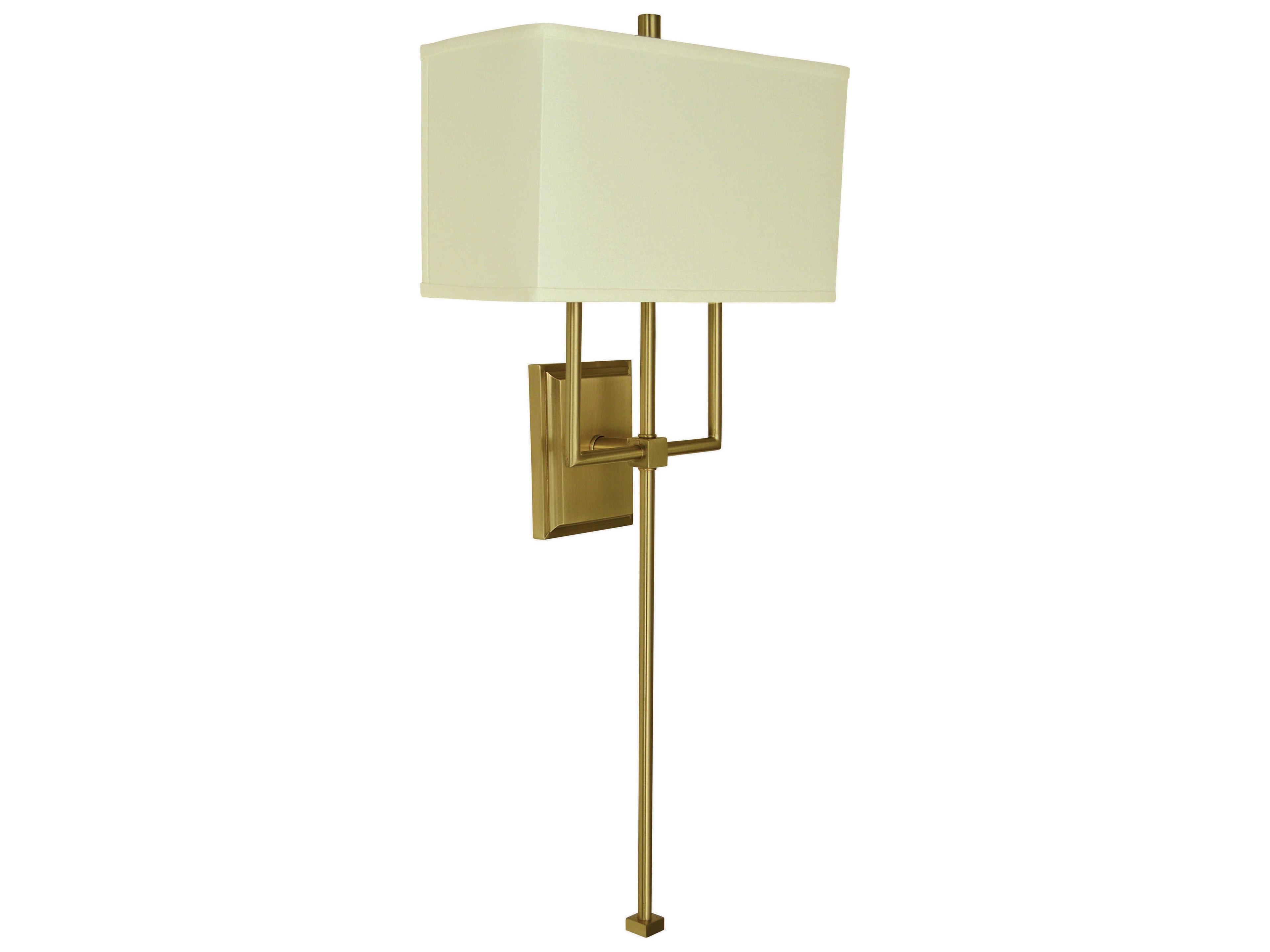 Framburg 2-Light Brushed Brass Wall Sconce