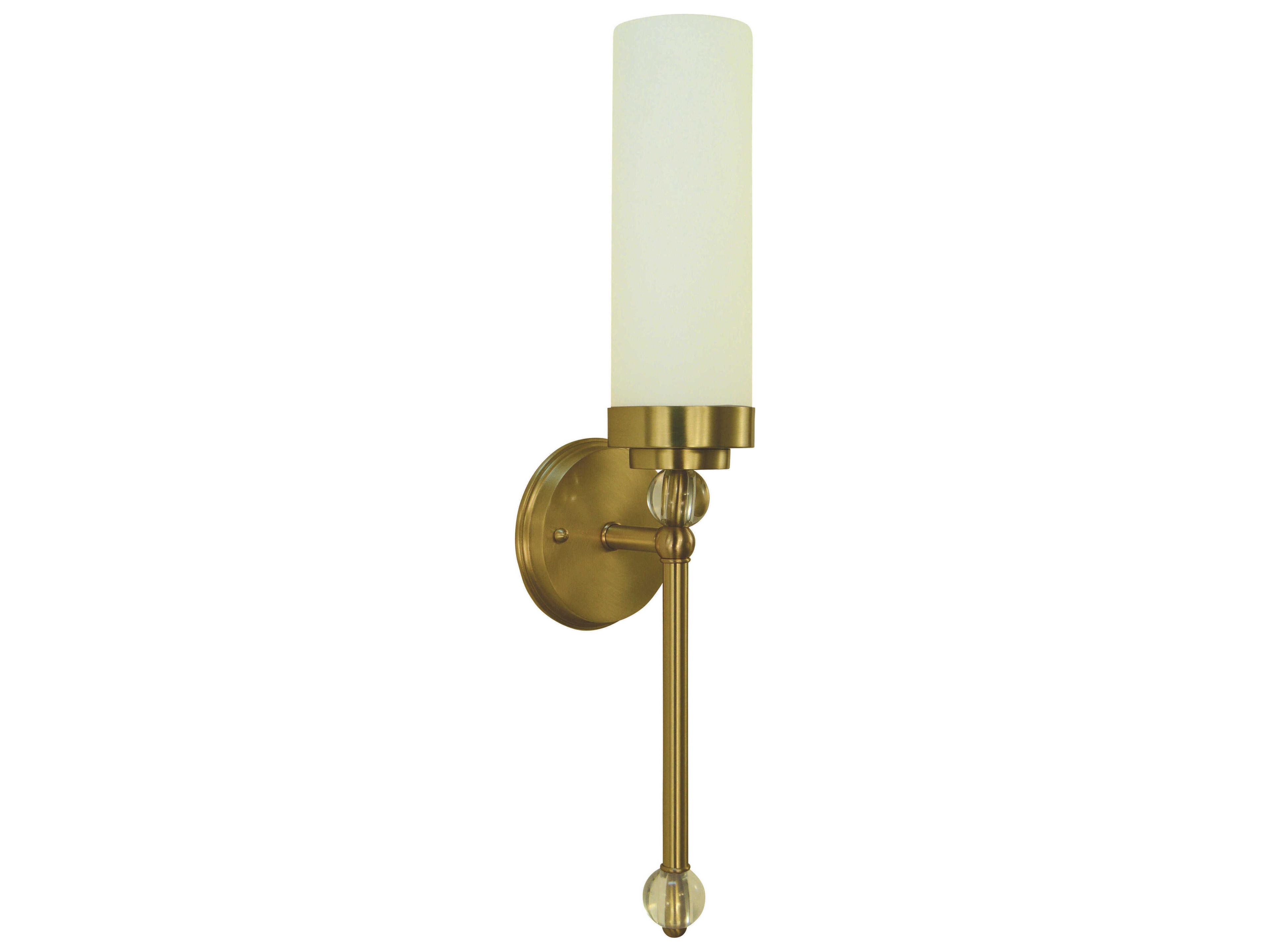 Emily 1-Light Brushed Brass Wall Sconce