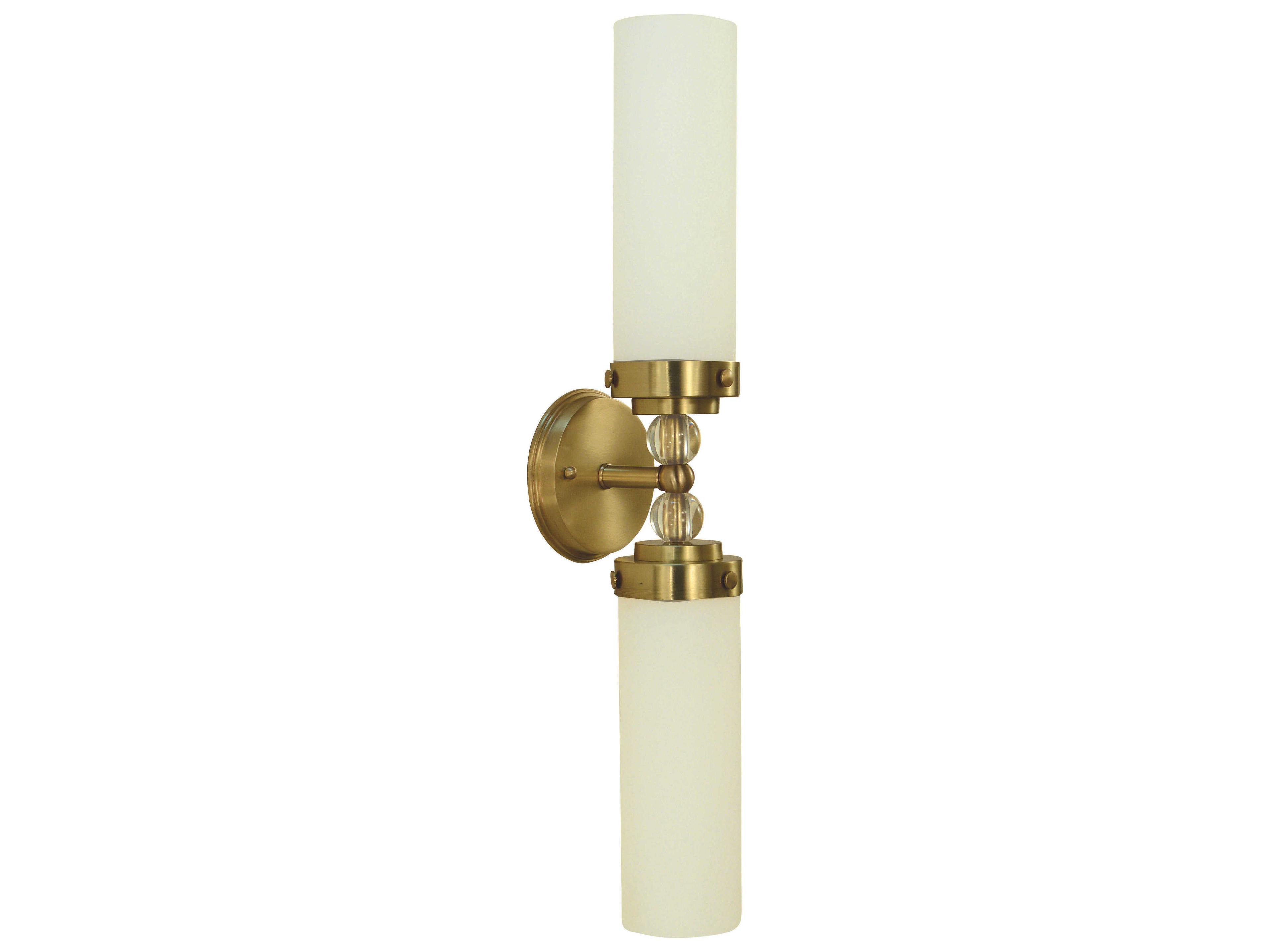 Emily 2-Light Brushed Brass Wall Sconce