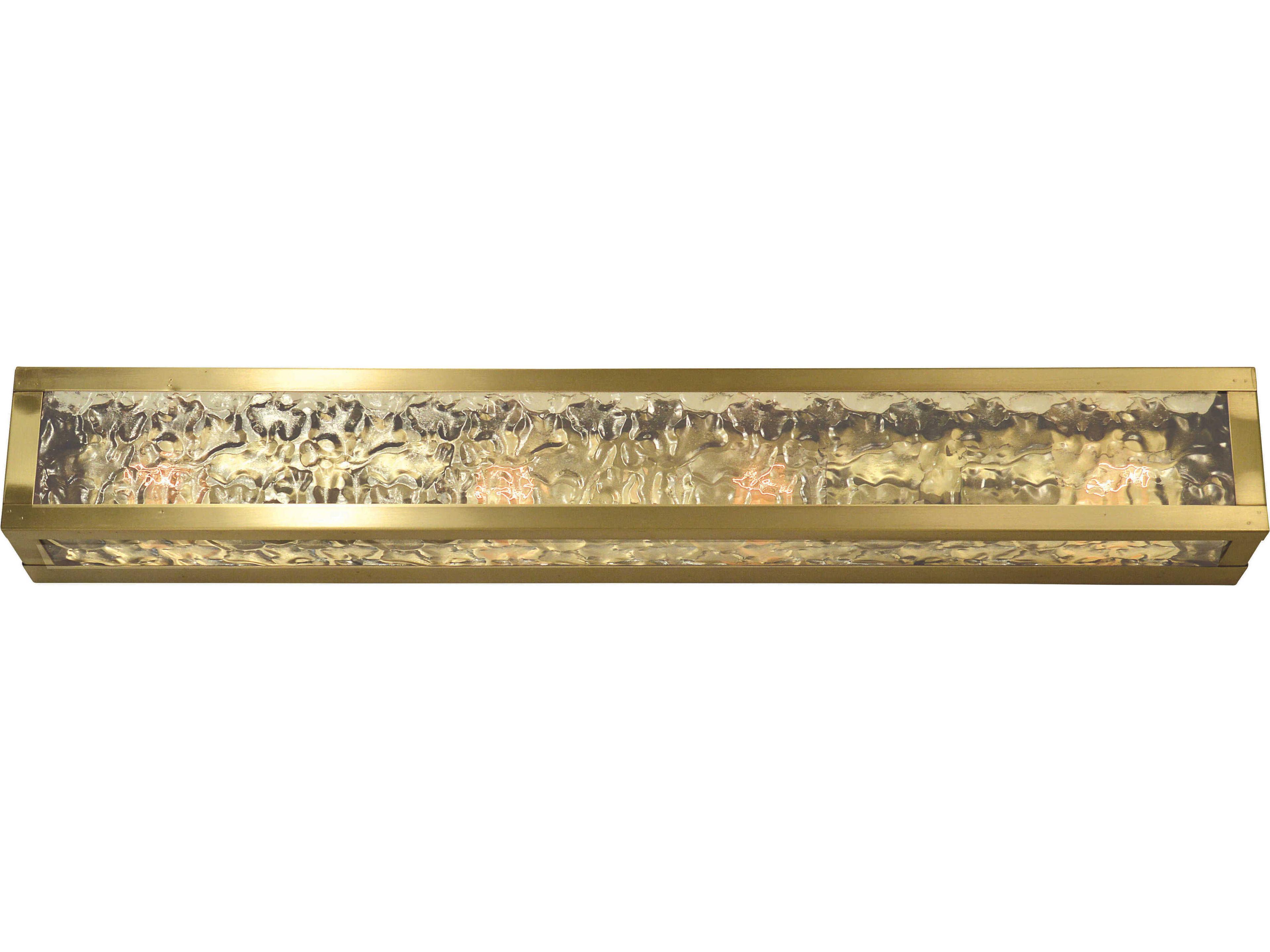 Avery 3-Light Brushed Brass Vanity Light