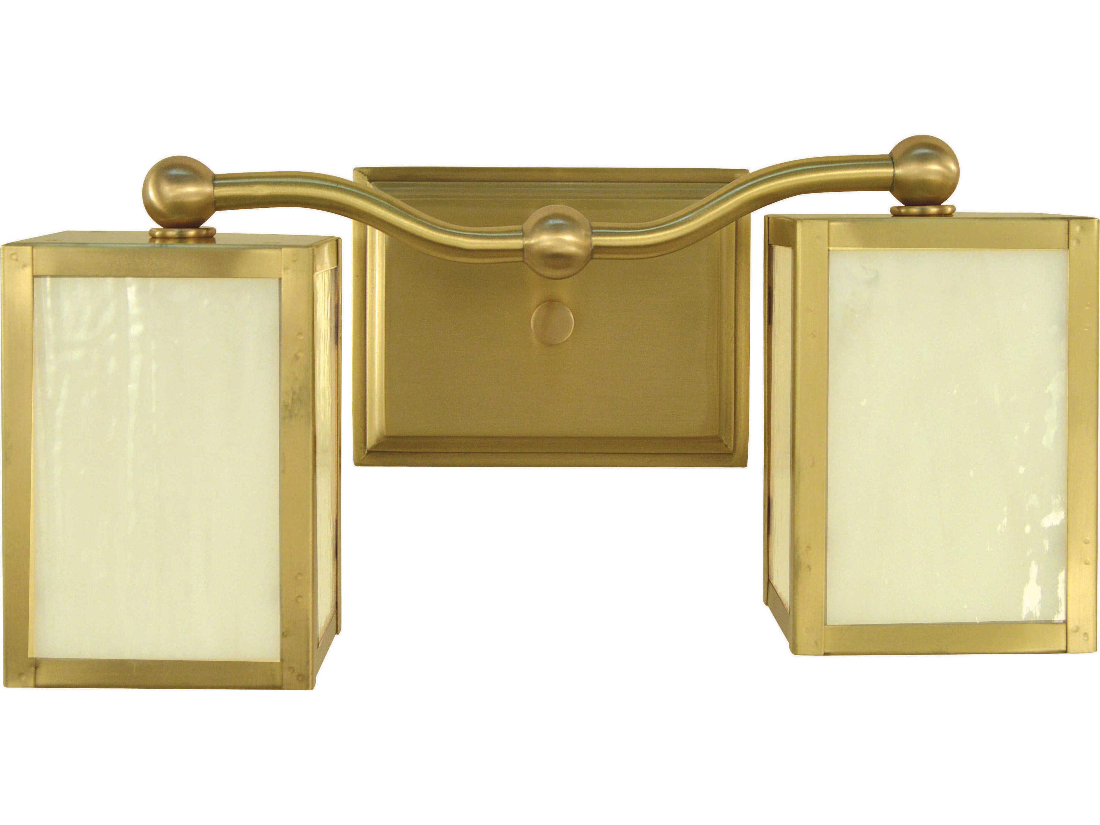 Asher Brushed Brass Vanity Light
