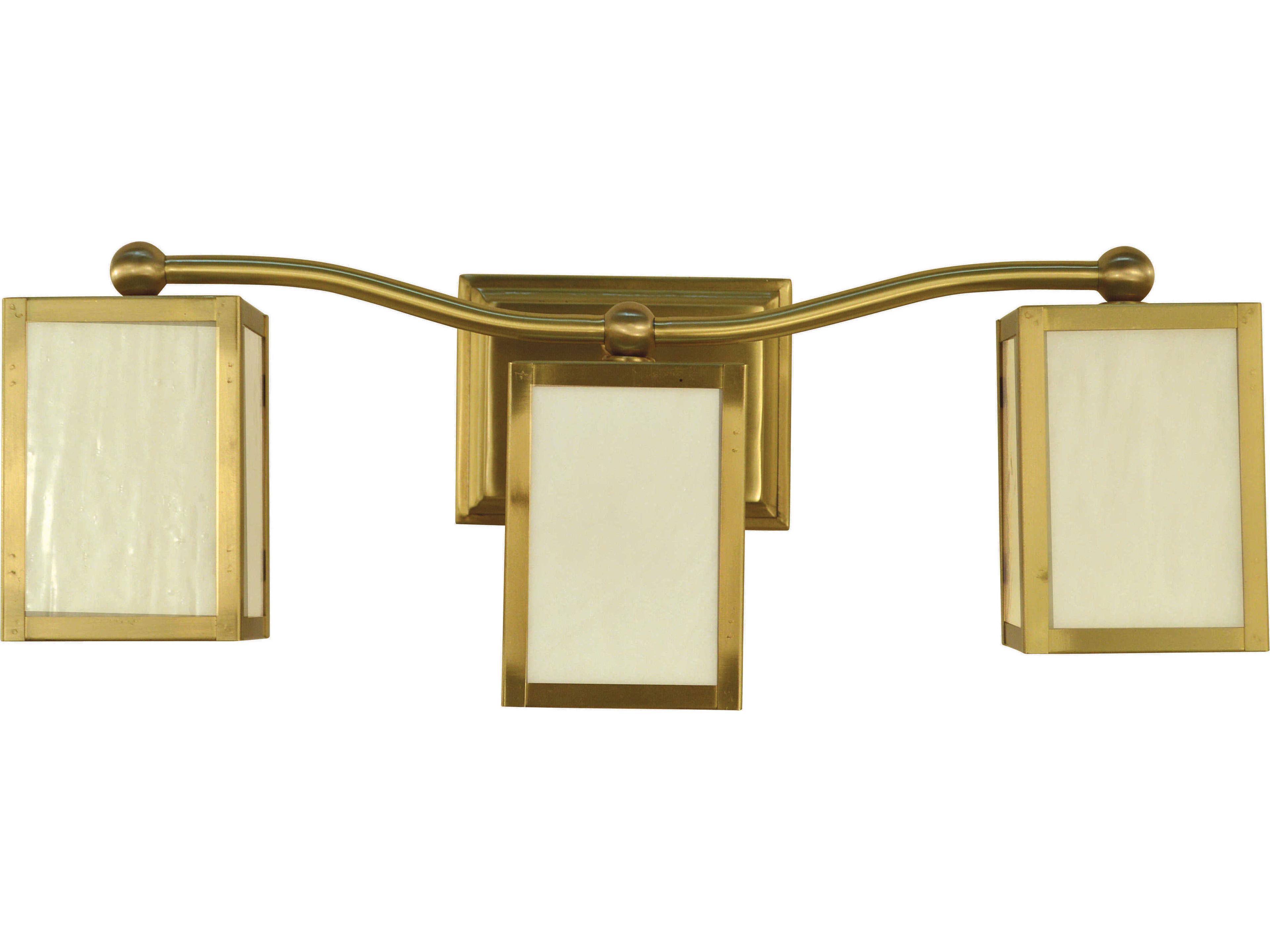 Asher Brushed Brass Vanity Light