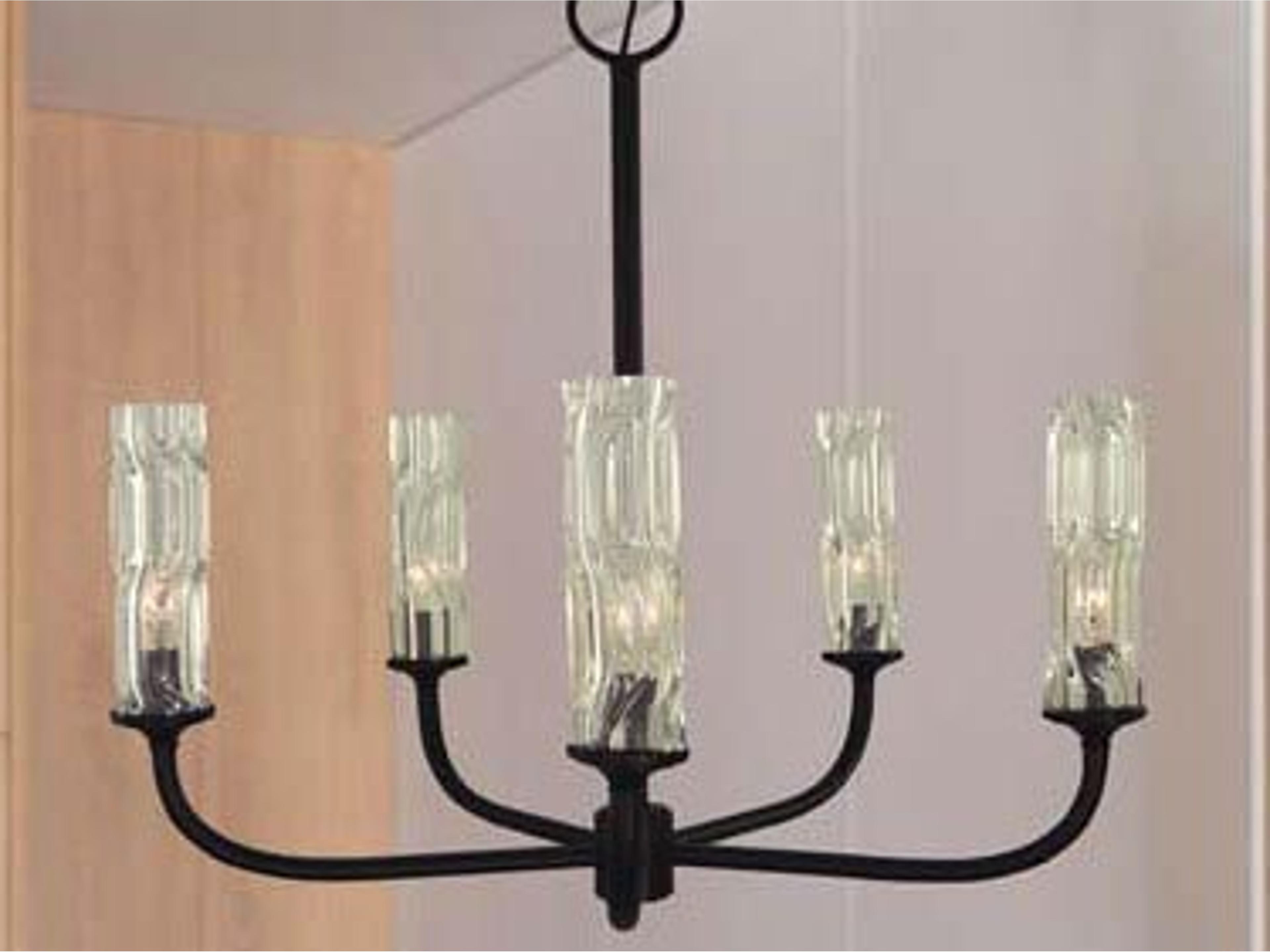 Framburg Kaia 5-Light Candelabra Cylinder Chandelier