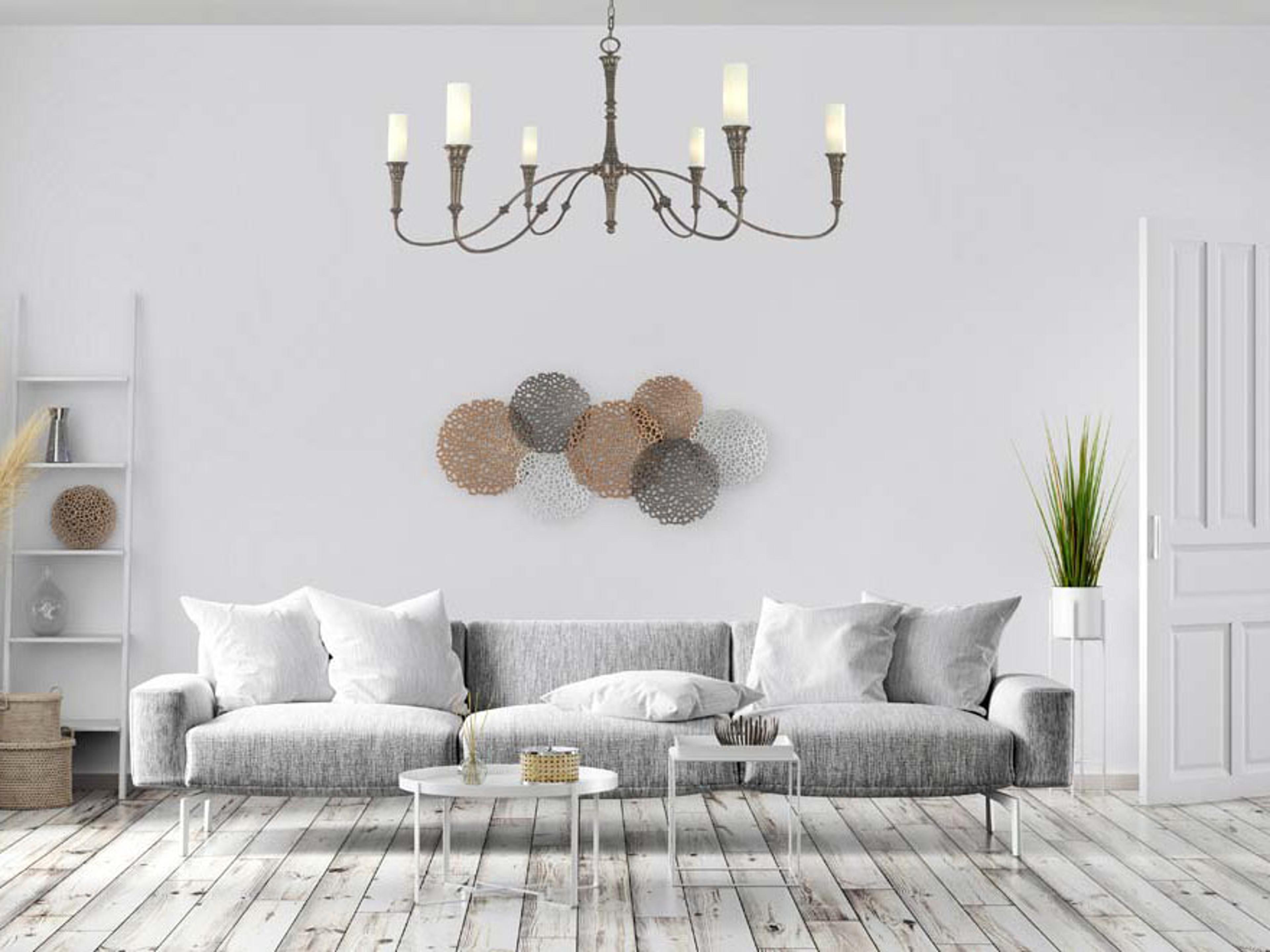 Framburg Old Greenwich 6-Light Traditional Candelabra Chandelier