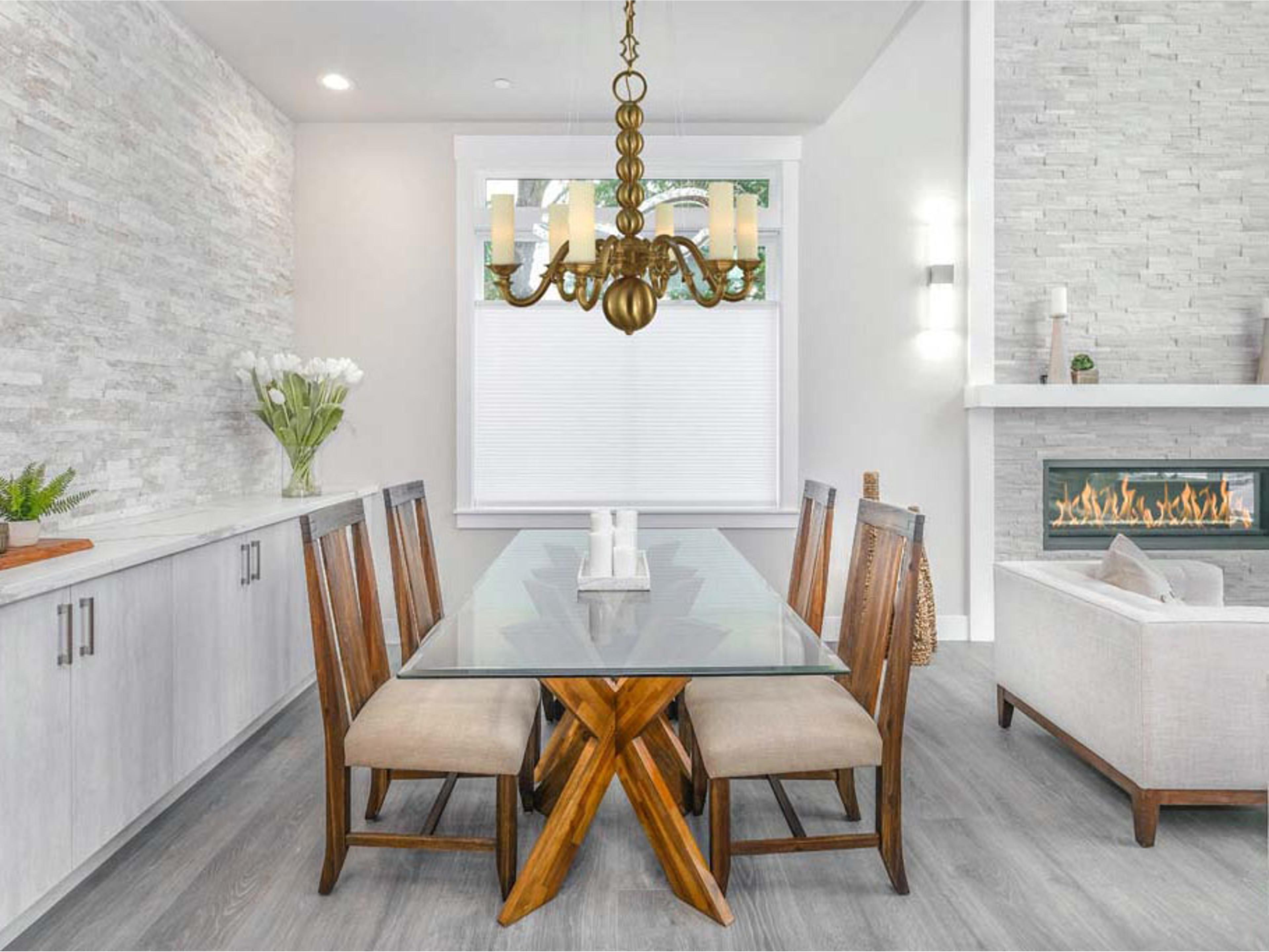 Framburg Louisville 6-Light Brushed Brass Traditional Candelabra Chandelier