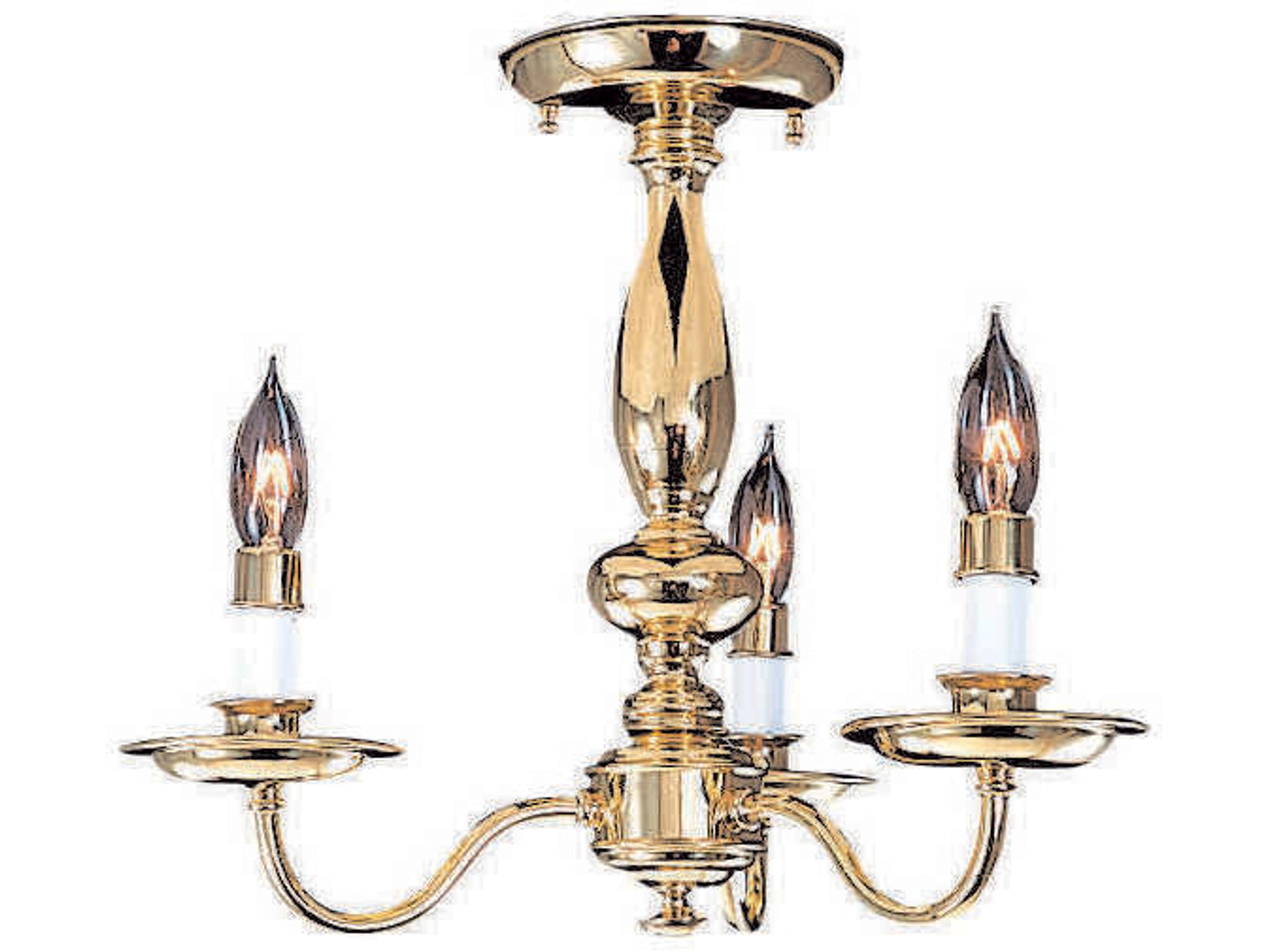 Jamestown 3-Light Semi Flush Mount