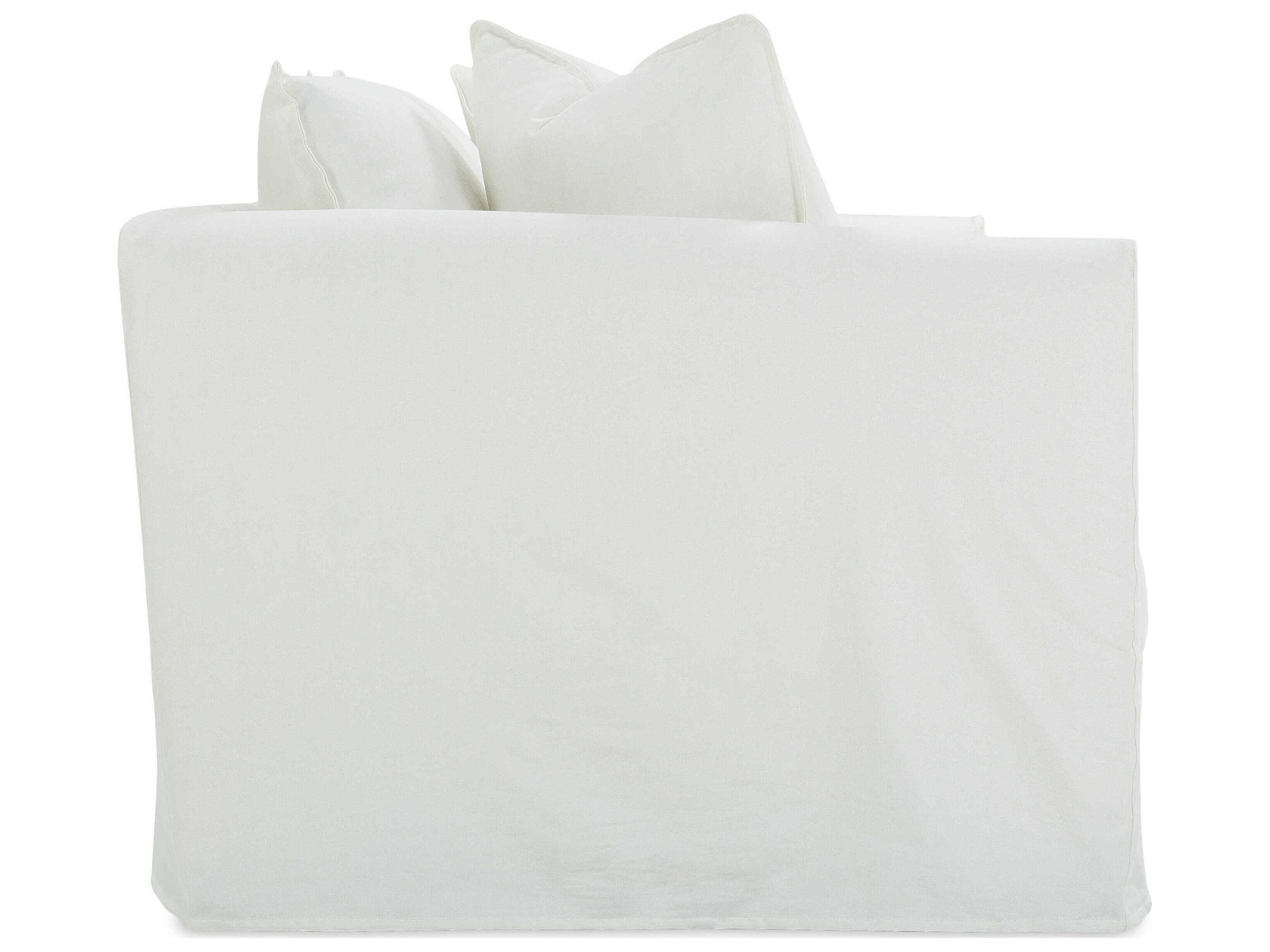 Rowe Alana White Upholstered Sofa with Slipcover