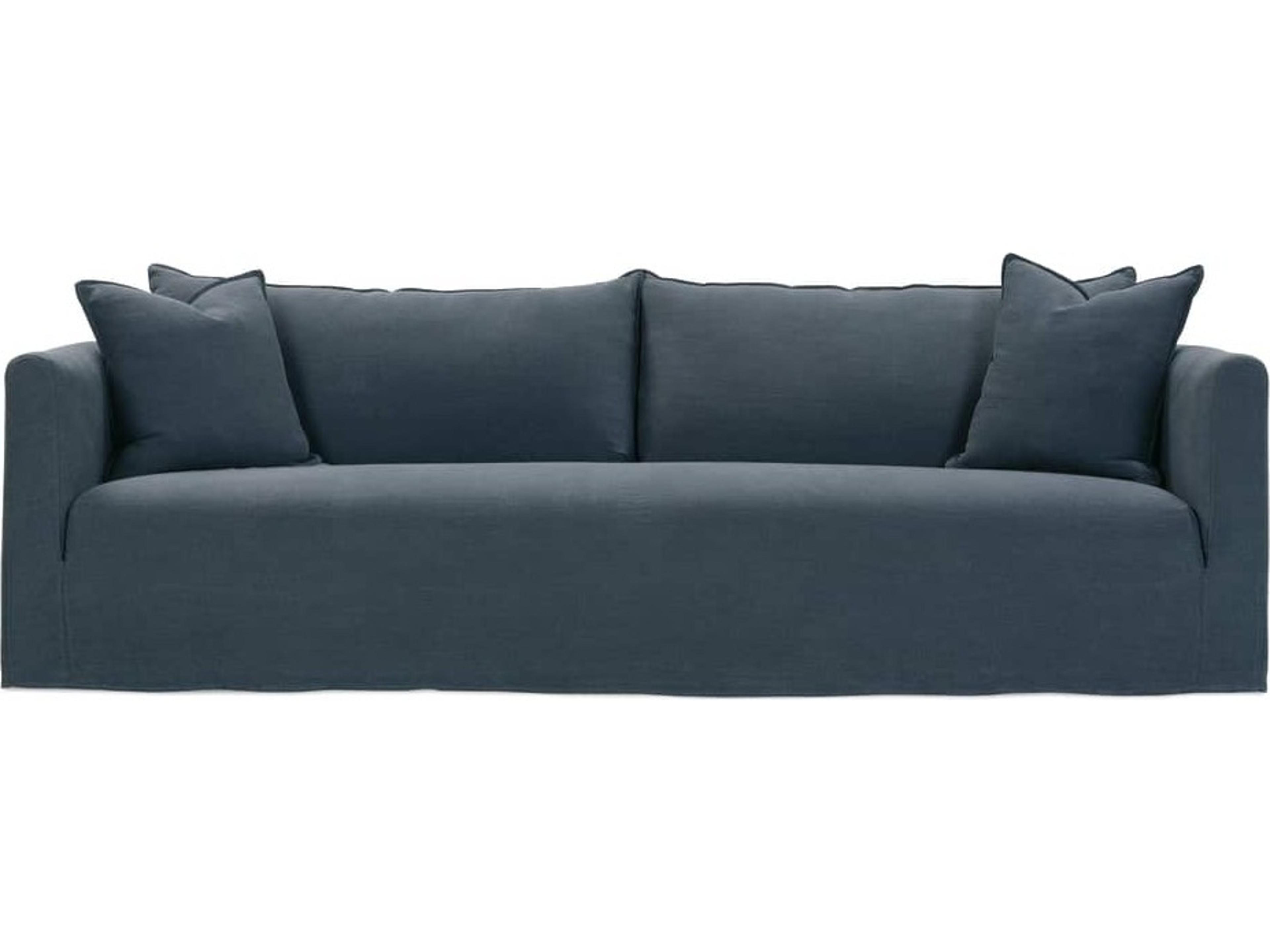 Rowe Alana Blue Upholstered Slip Sofa