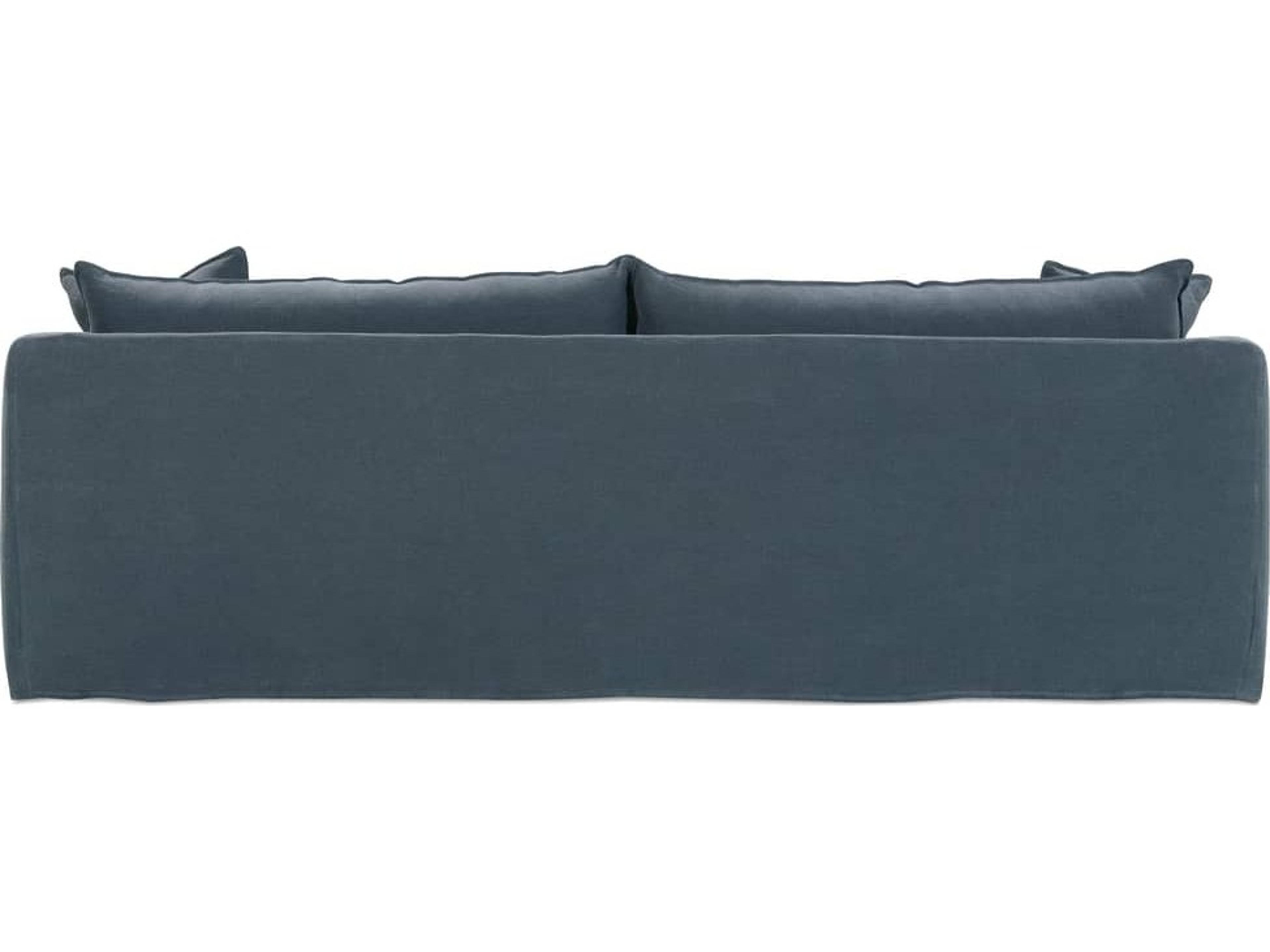 Rowe Alana Blue Upholstered Slip Sofa