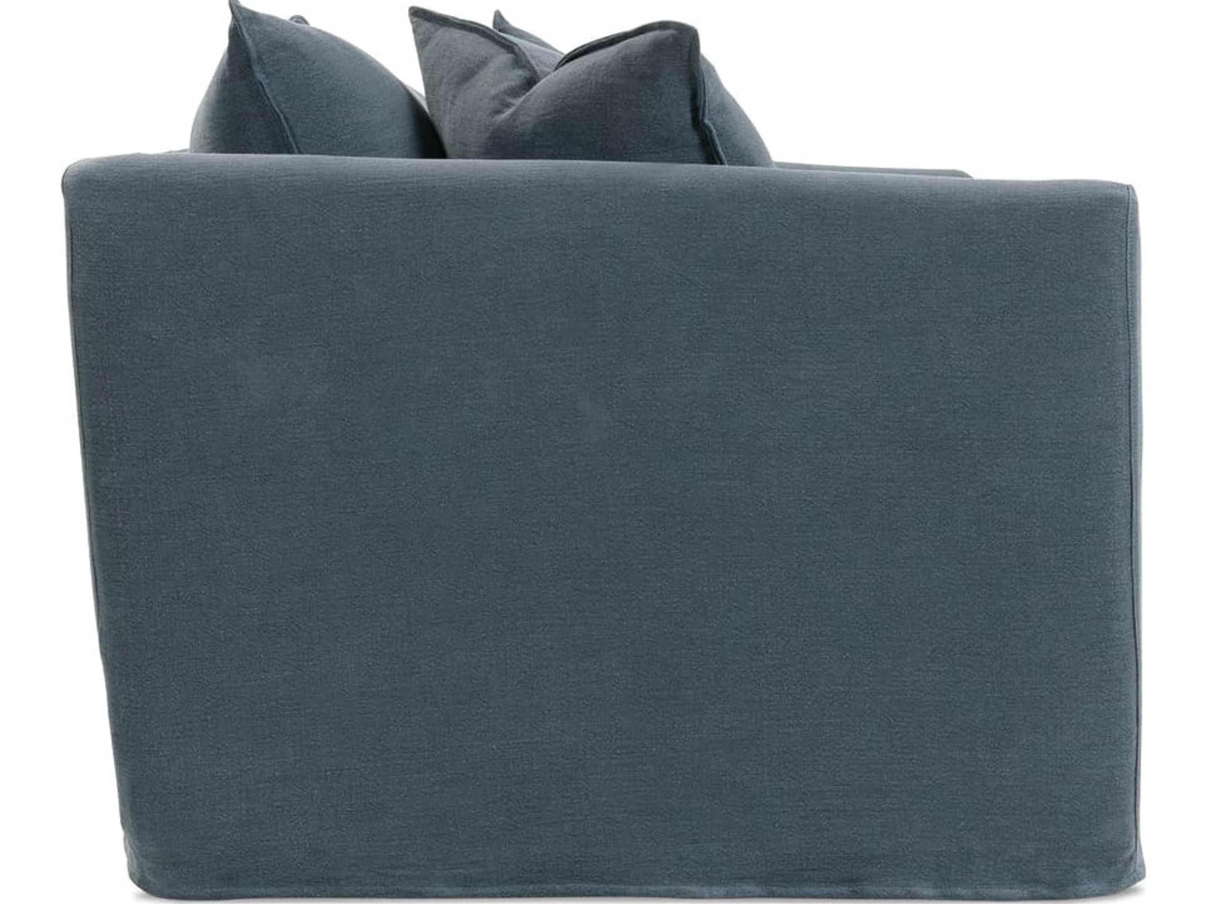 Rowe Alana Blue Upholstered Slip Sofa