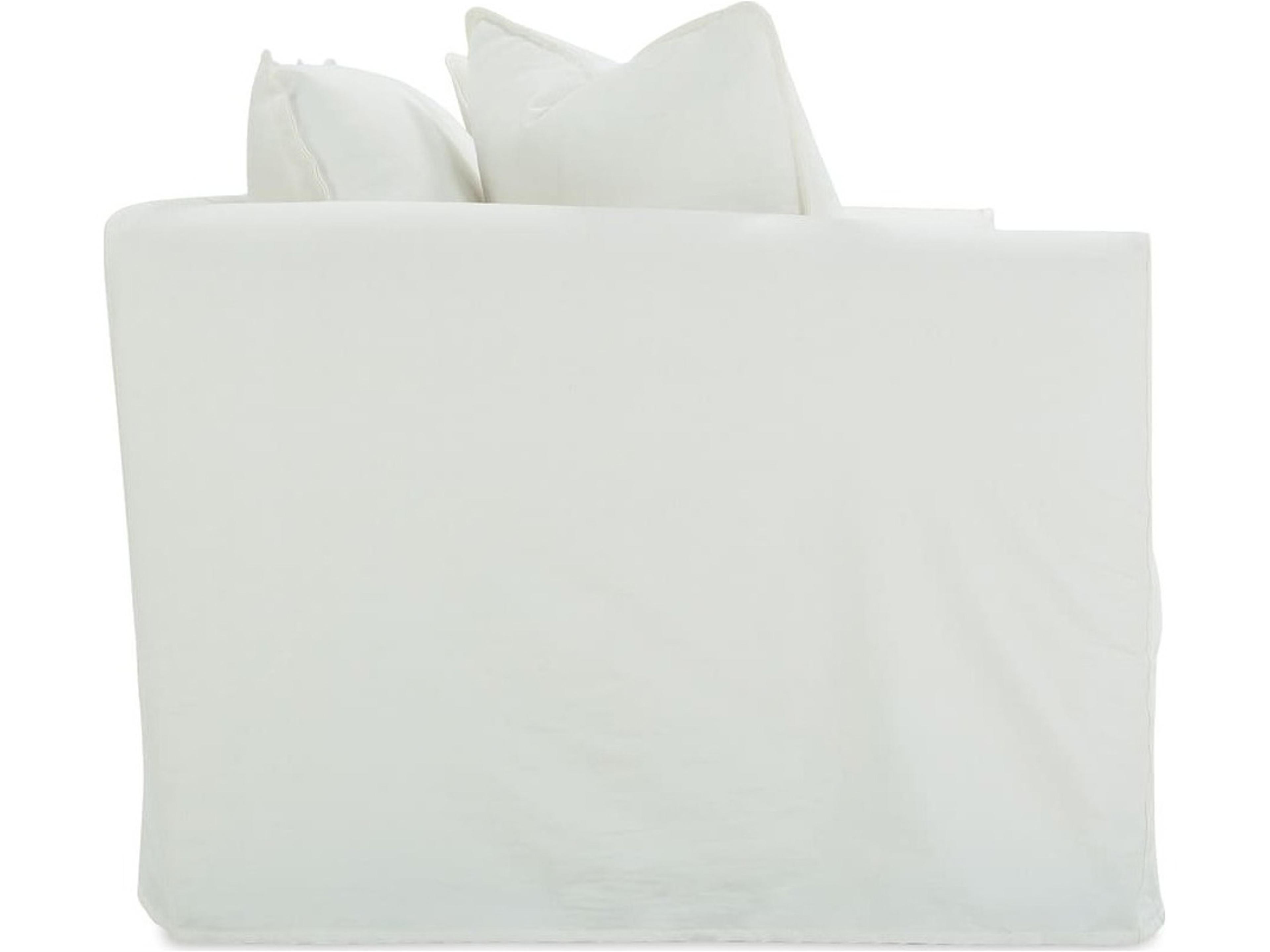 Rowe Alana White Upholstered Slip Sofa