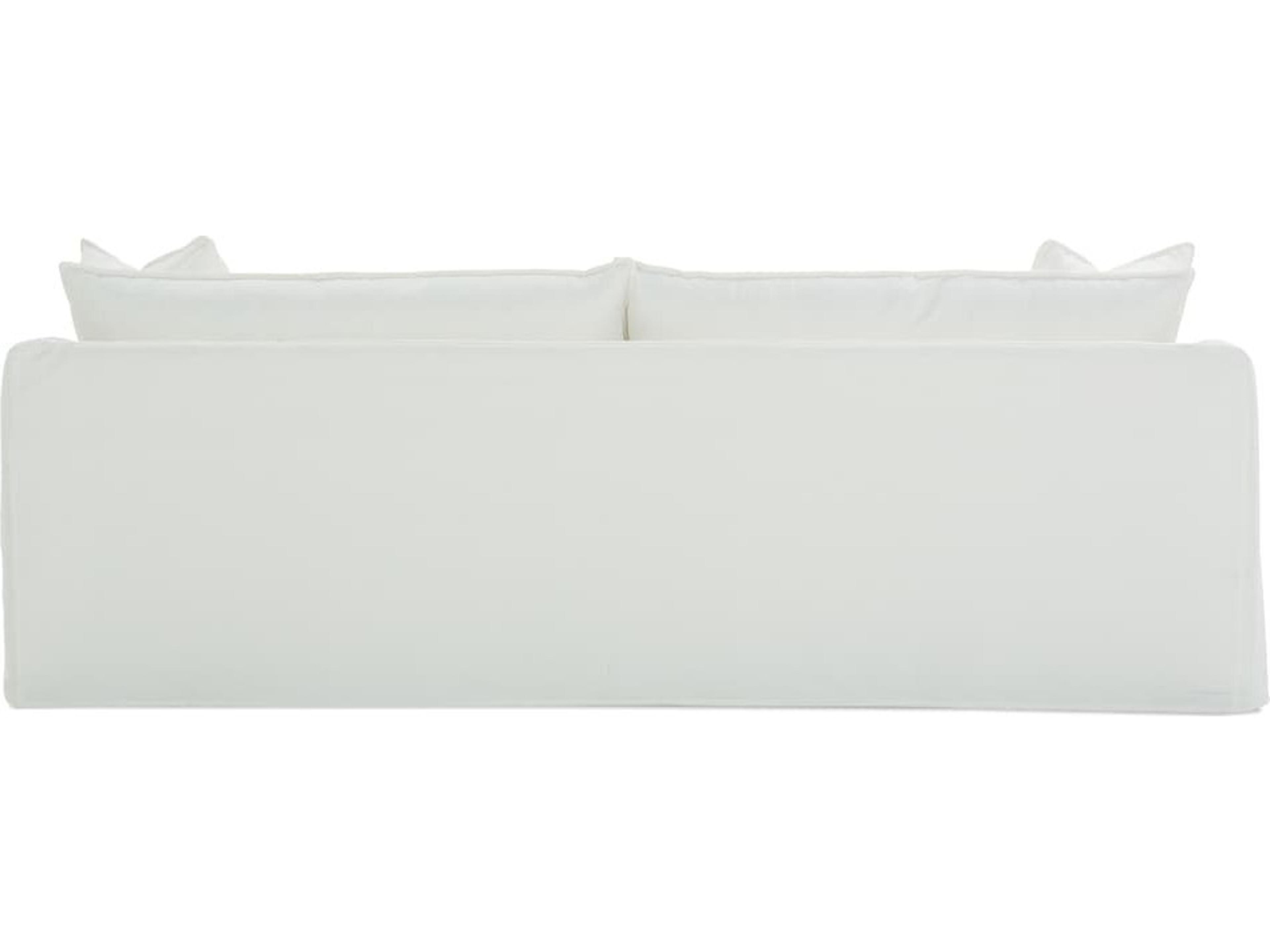 Rowe Alana White Upholstered Slip Sofa