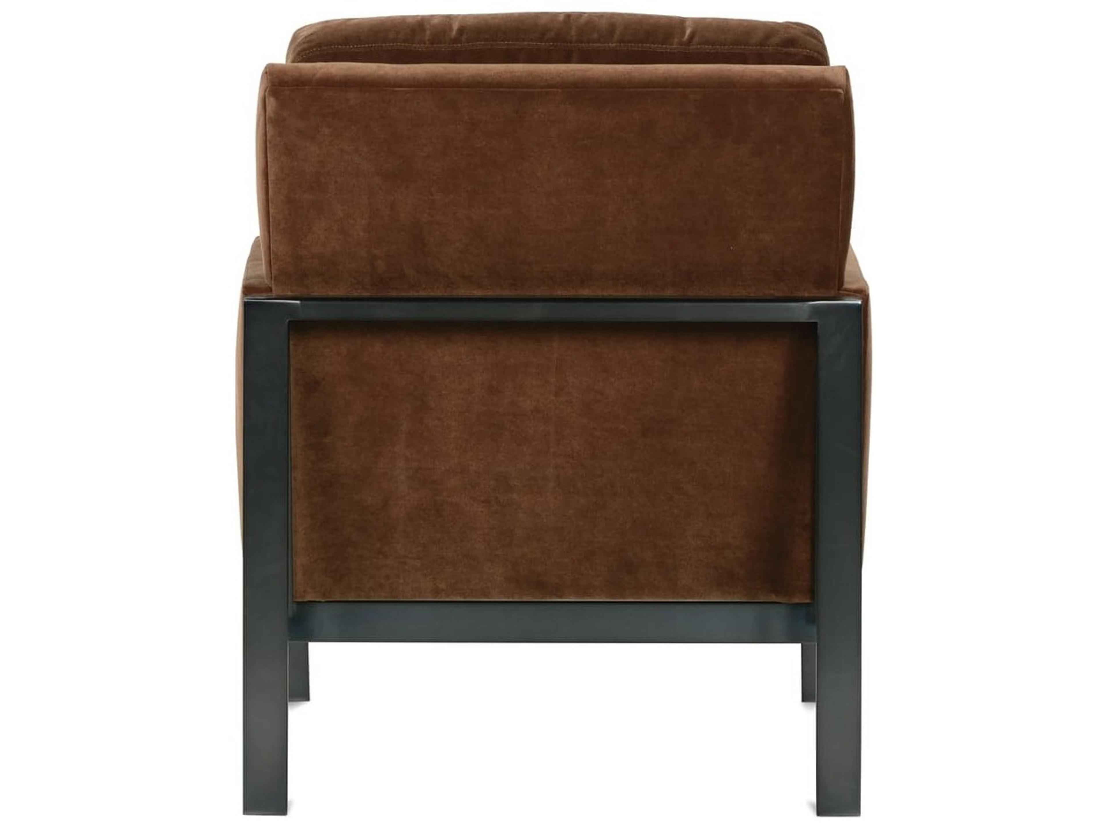 Rowe Atticus Brown Fabric Accent Chair