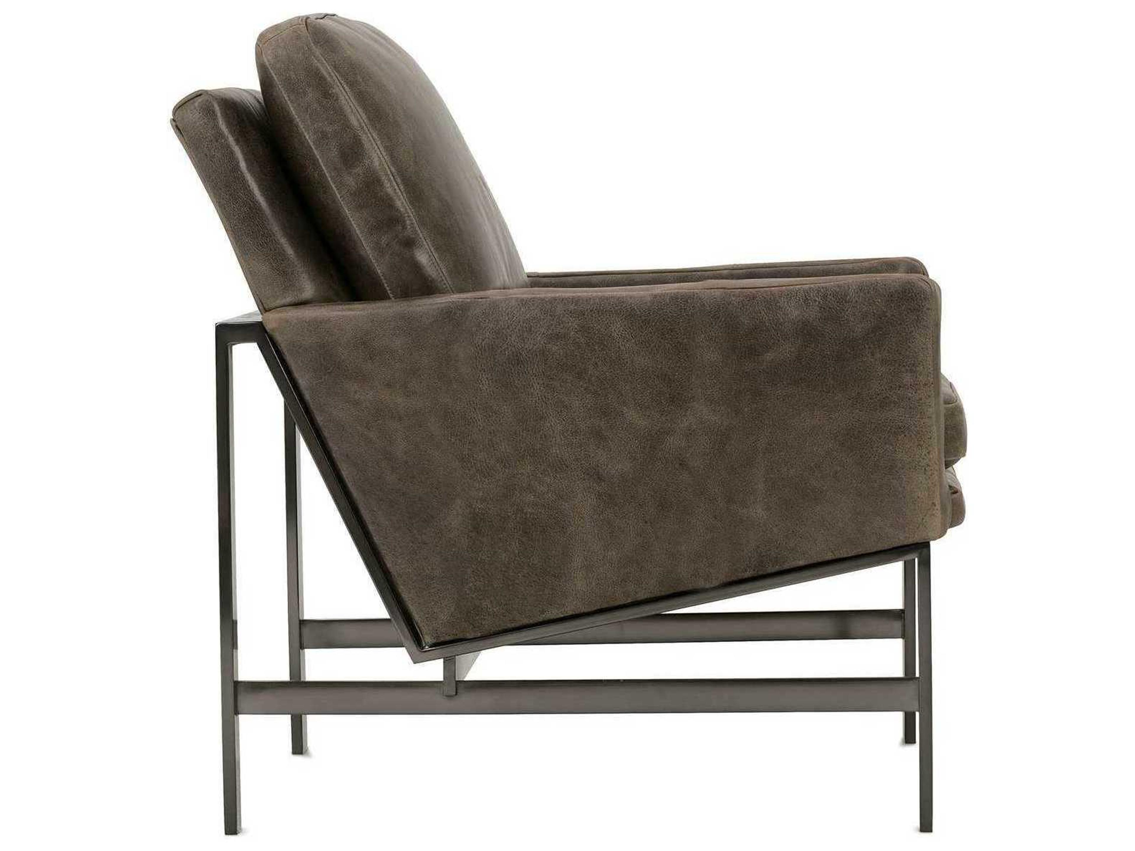 Rowe Atticus Leather Accent Chair