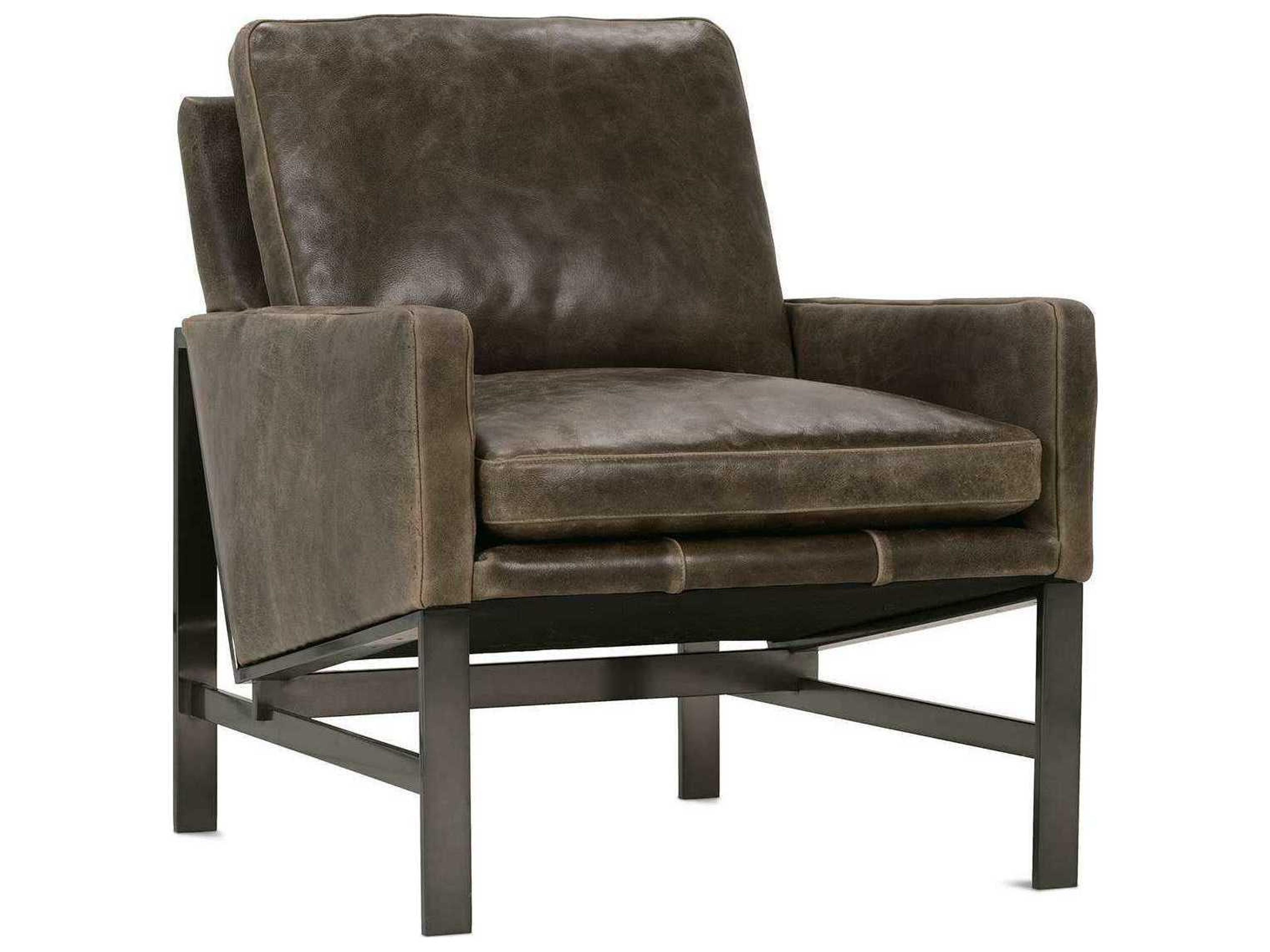 Rowe Atticus Leather Accent Chair