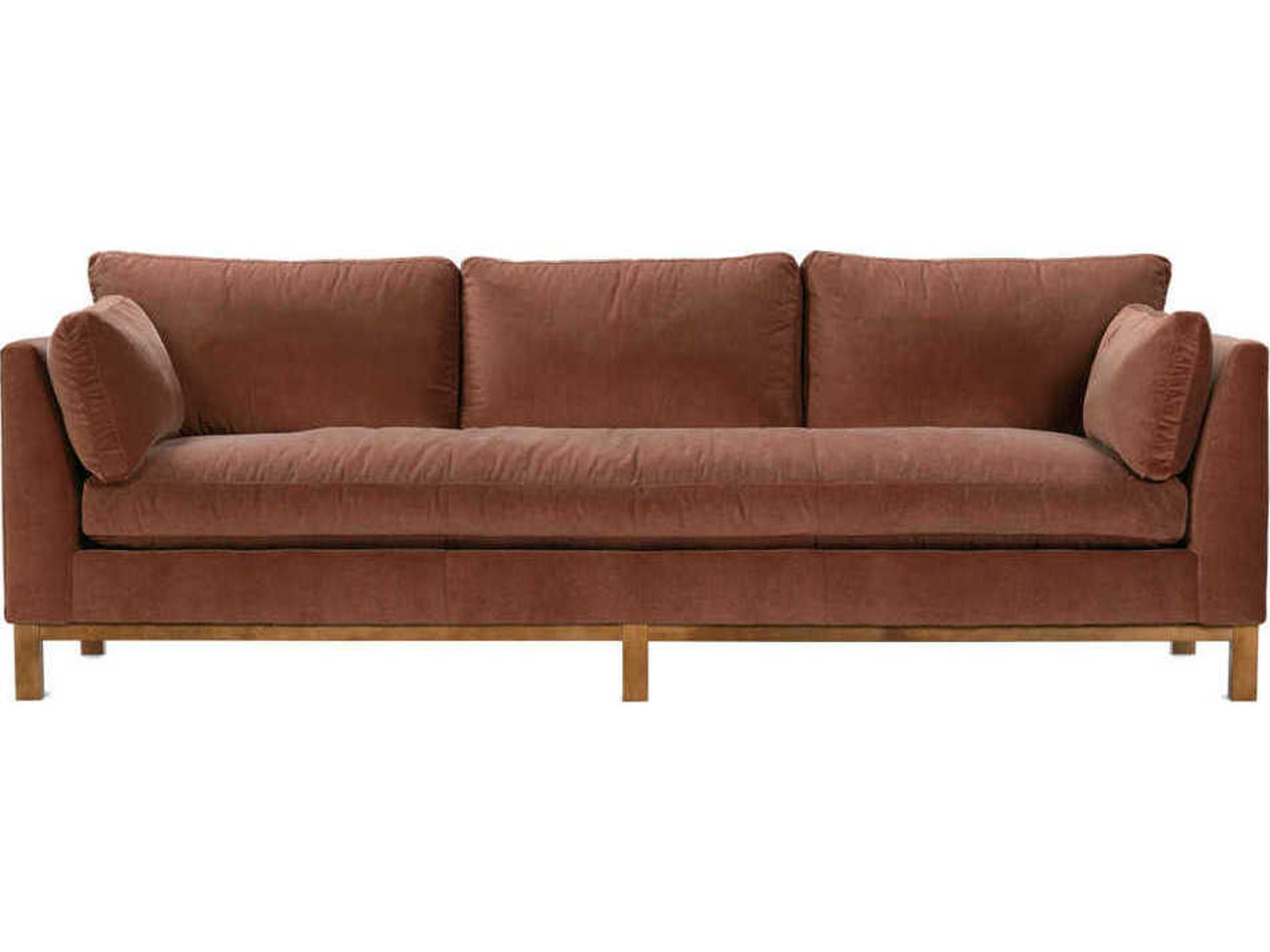Rowe Boden Washed Pine Orange Upholstered Sofa