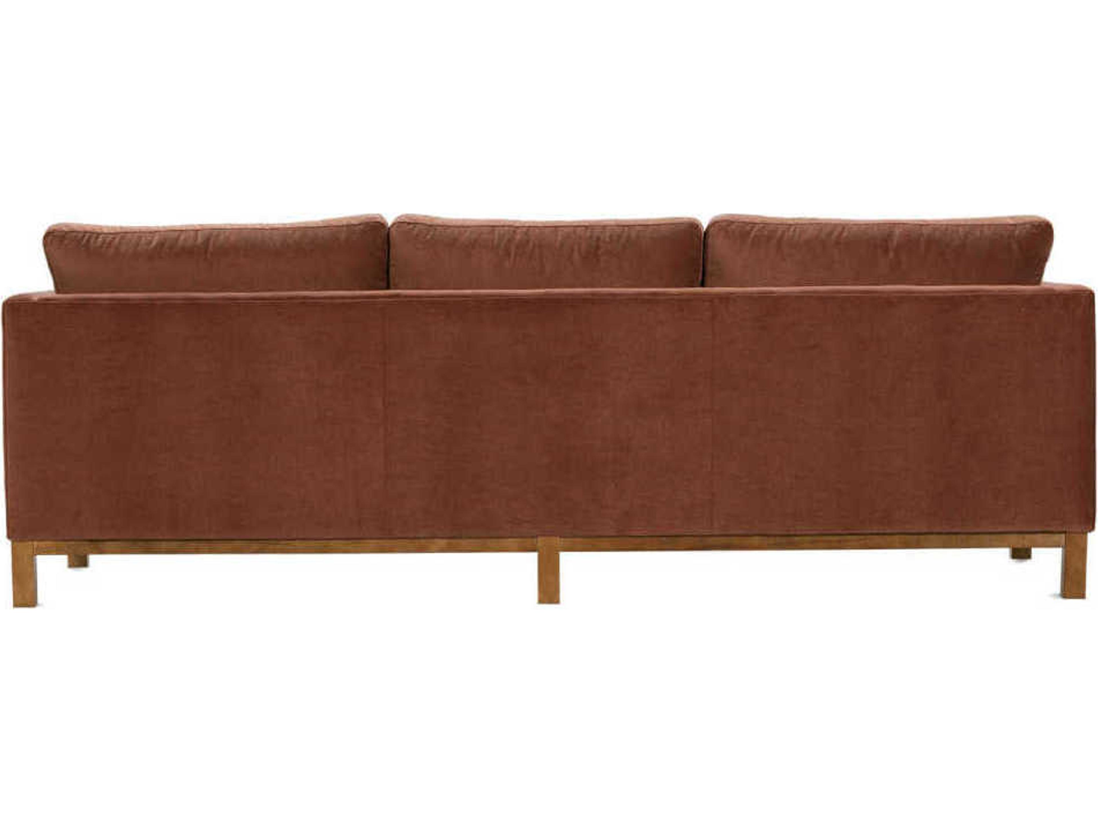 Rowe Boden Washed Pine Orange Upholstered Sofa