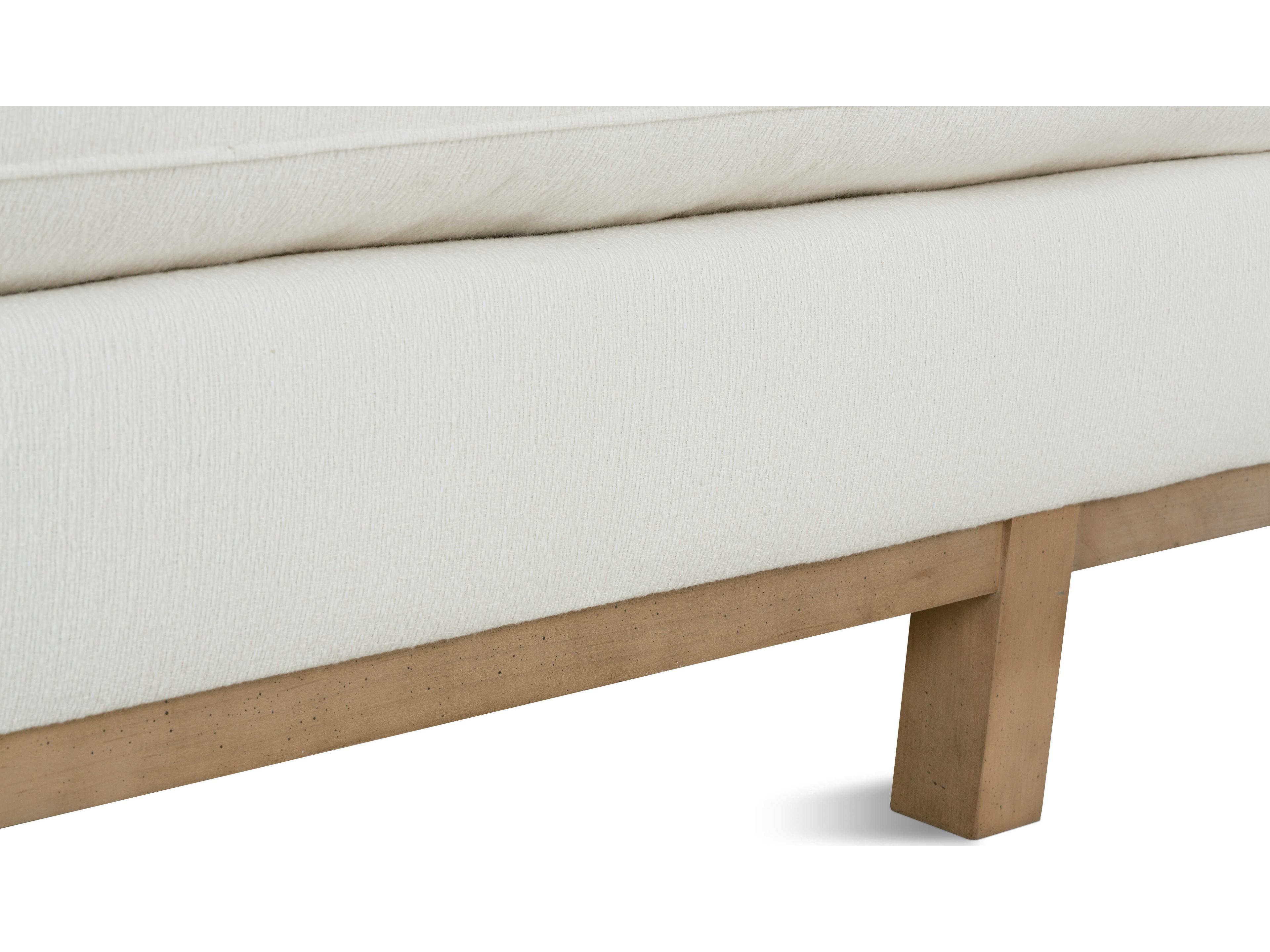 Rowe Boden Washed Oak White Upholstered Sofa