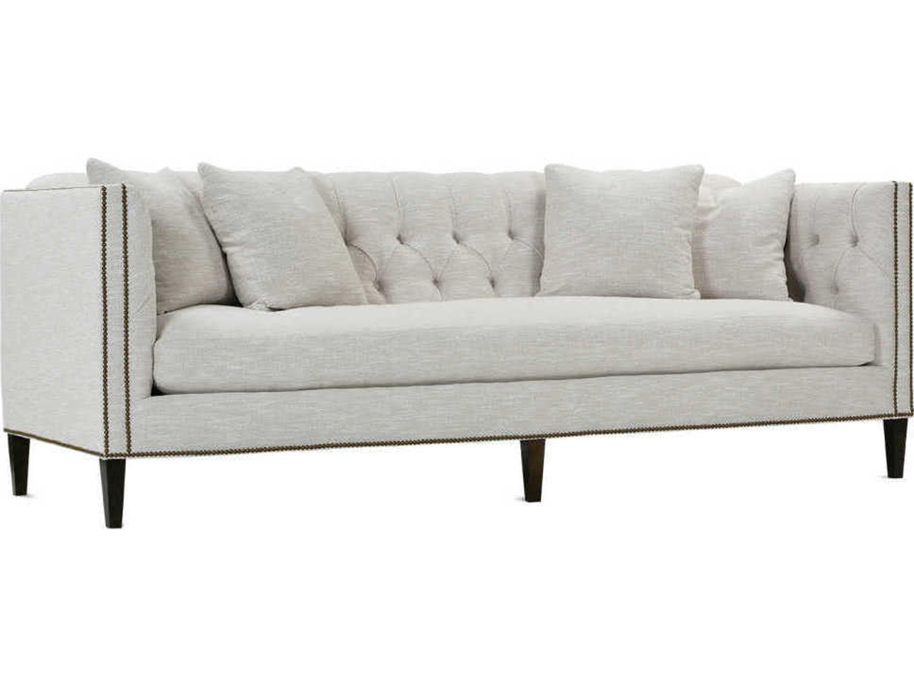 Brette Chocolate Beige Upholstered Sofa
