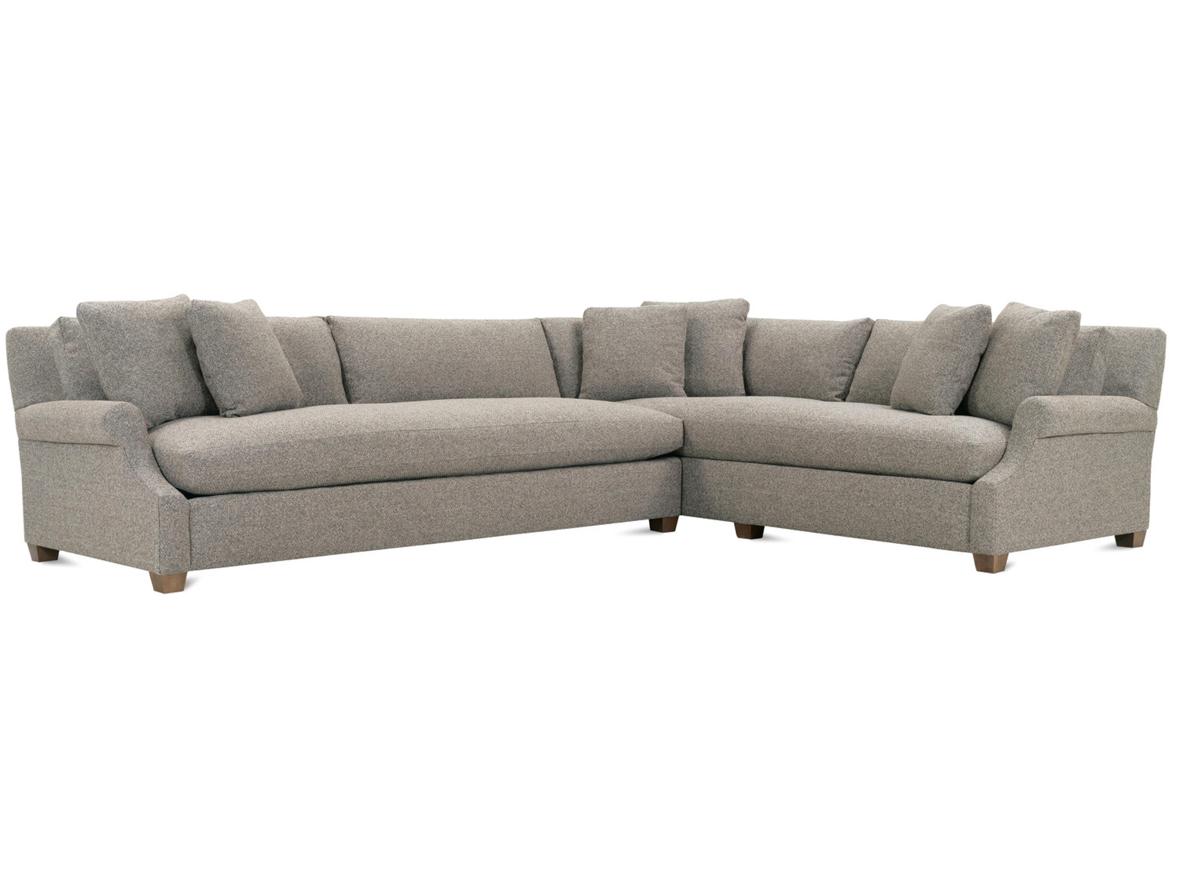 Bristol Gray Upholstered Sectional Sofa