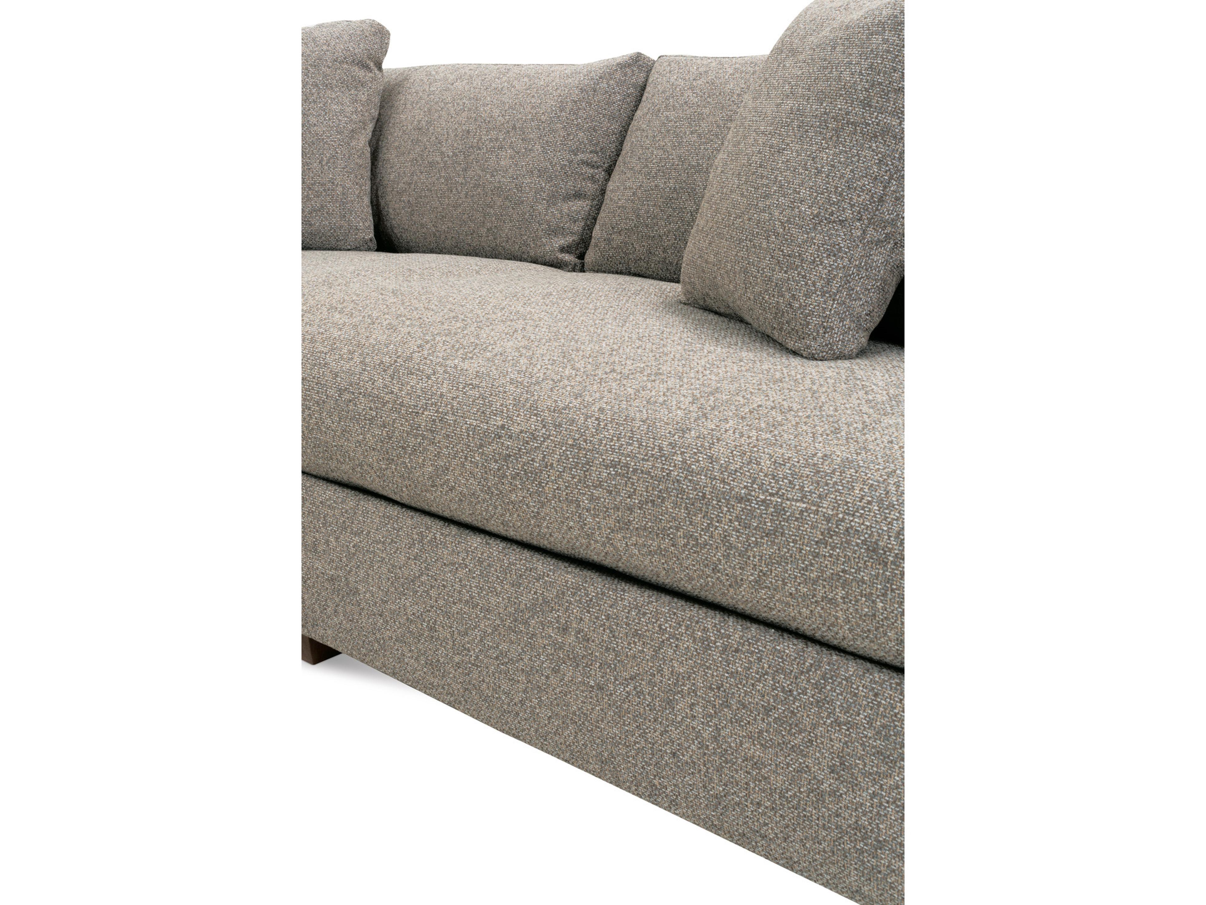 Rowe Bristol Gray Upholstered Sectional Sofa