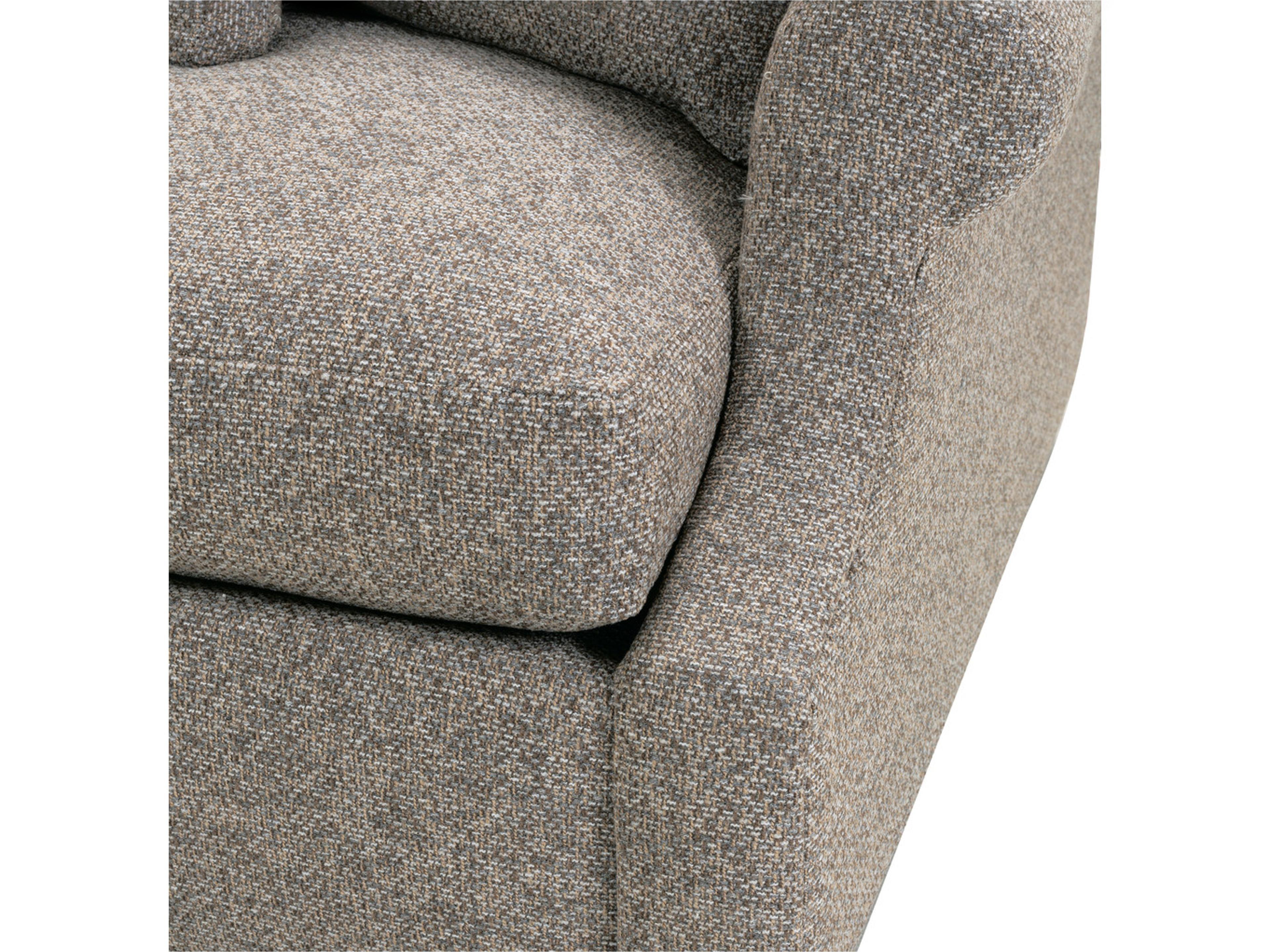 Rowe Bristol Gray Upholstered Sectional Sofa