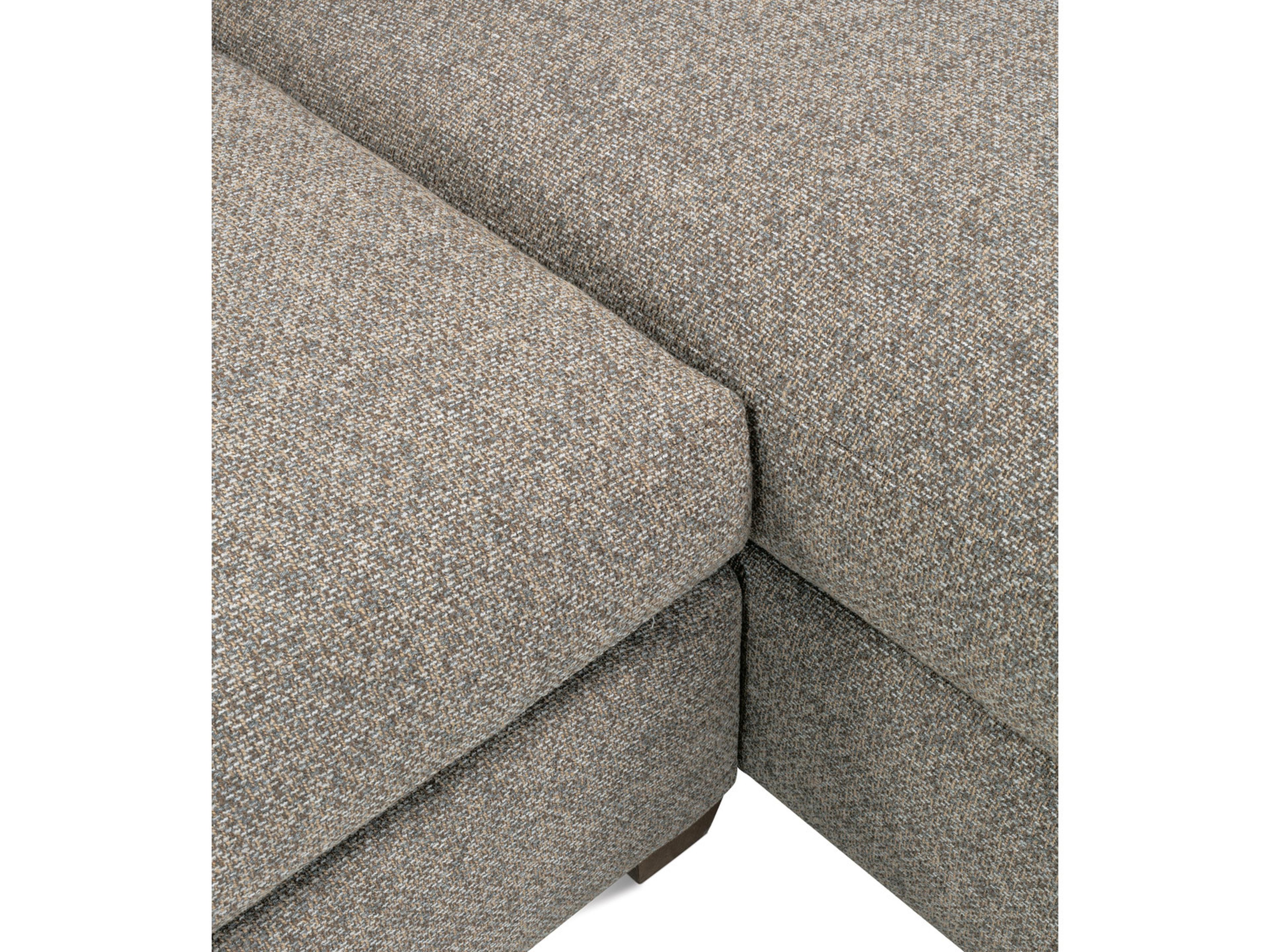 Rowe Bristol Gray Upholstered Sectional Sofa