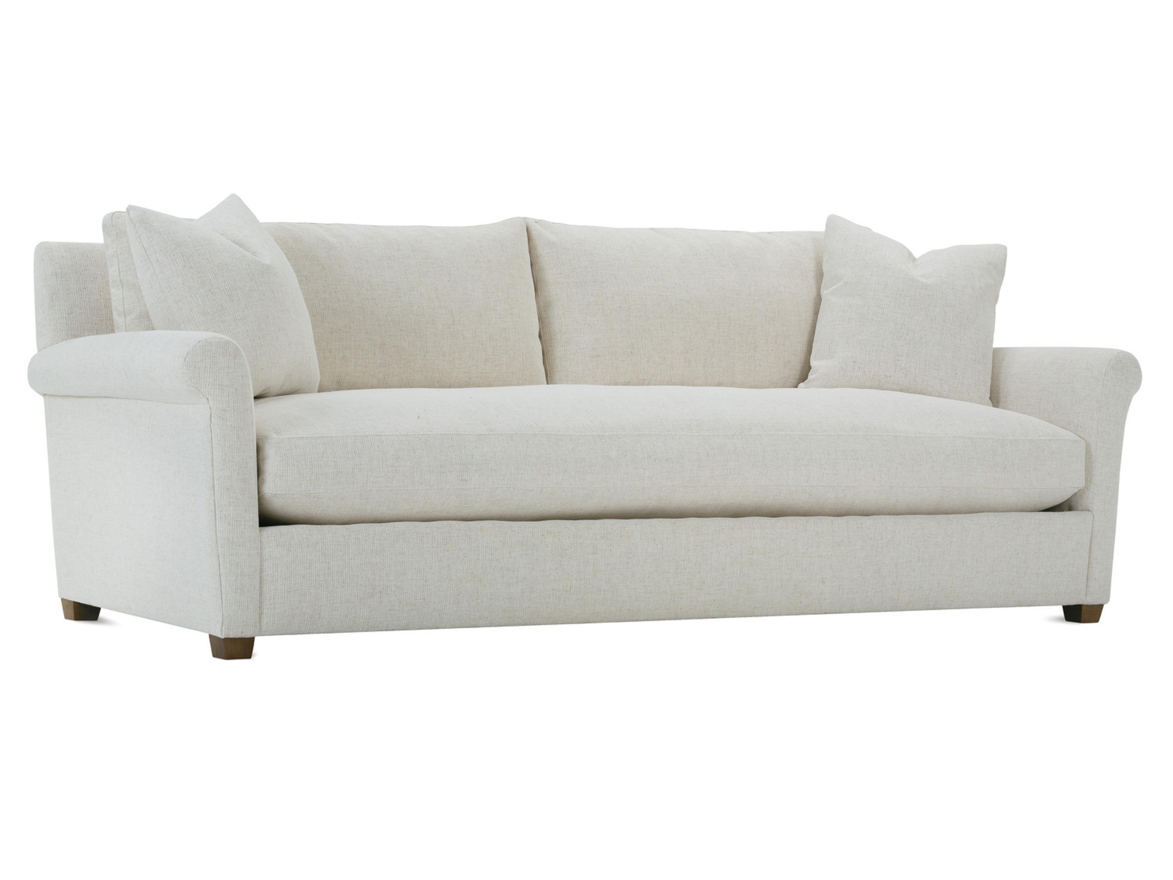 Freya Latte White Upholstered Sofa